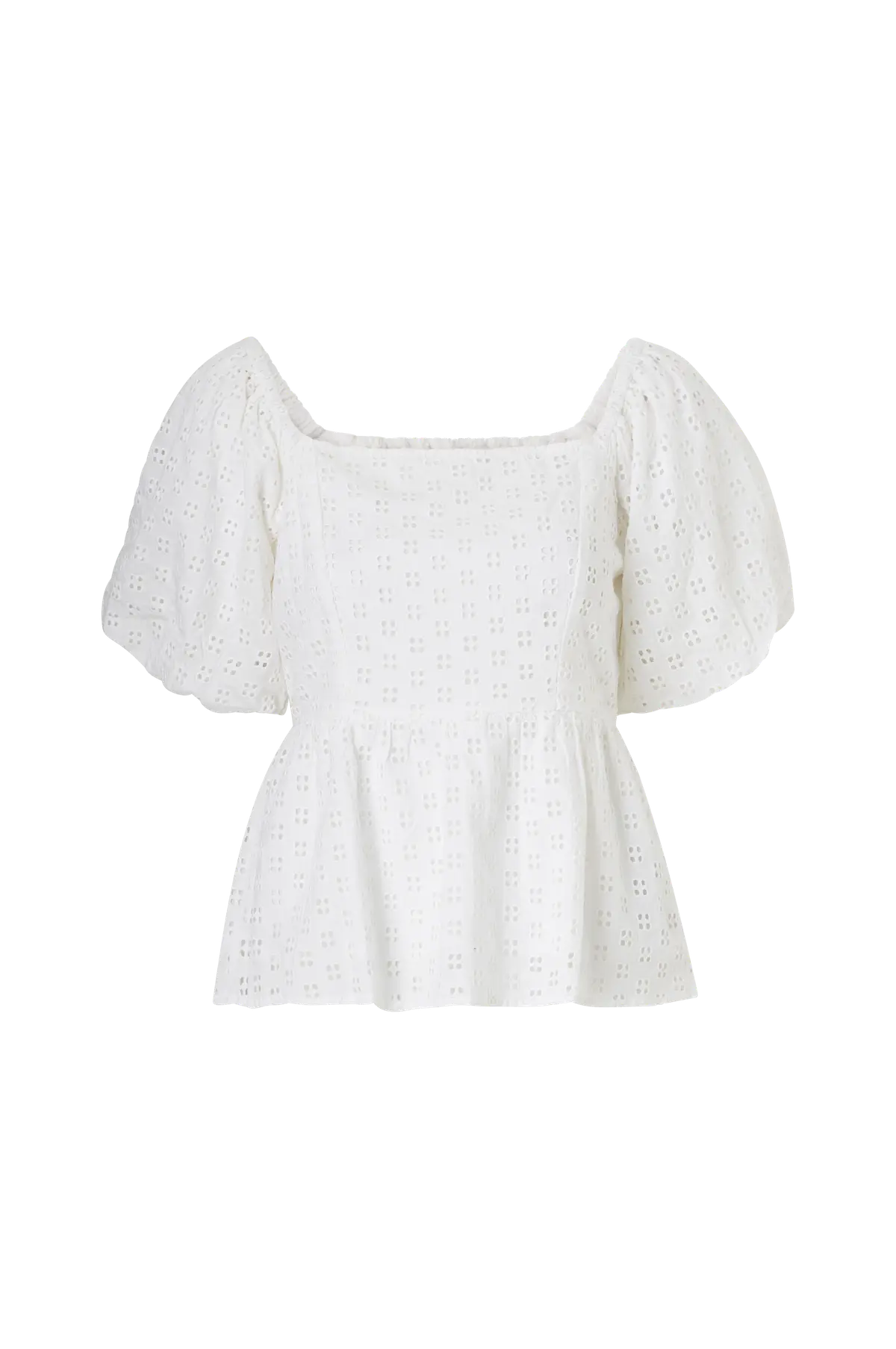 Bluse slfAnelli 3/4 On Off Shoulder Top Bright white
