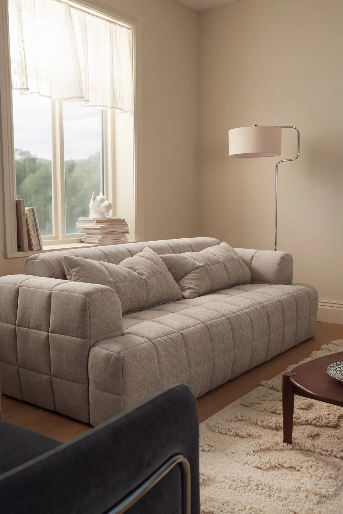 Sofa Soffa Axamiliam 3sits Beige G476-2 3-seters Beige