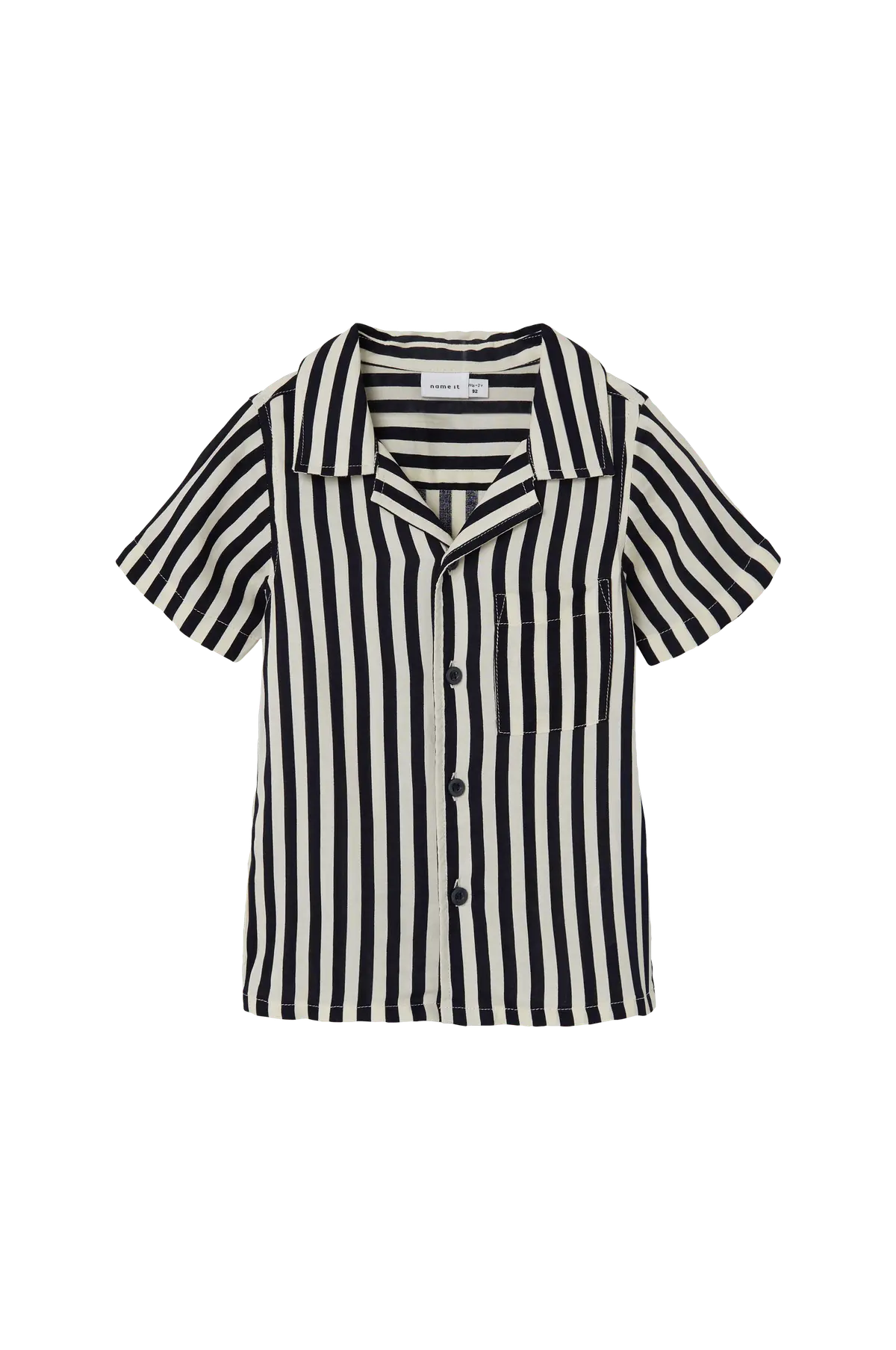 Skjorte nmmFerane SS Shirt Box Dark sapphire