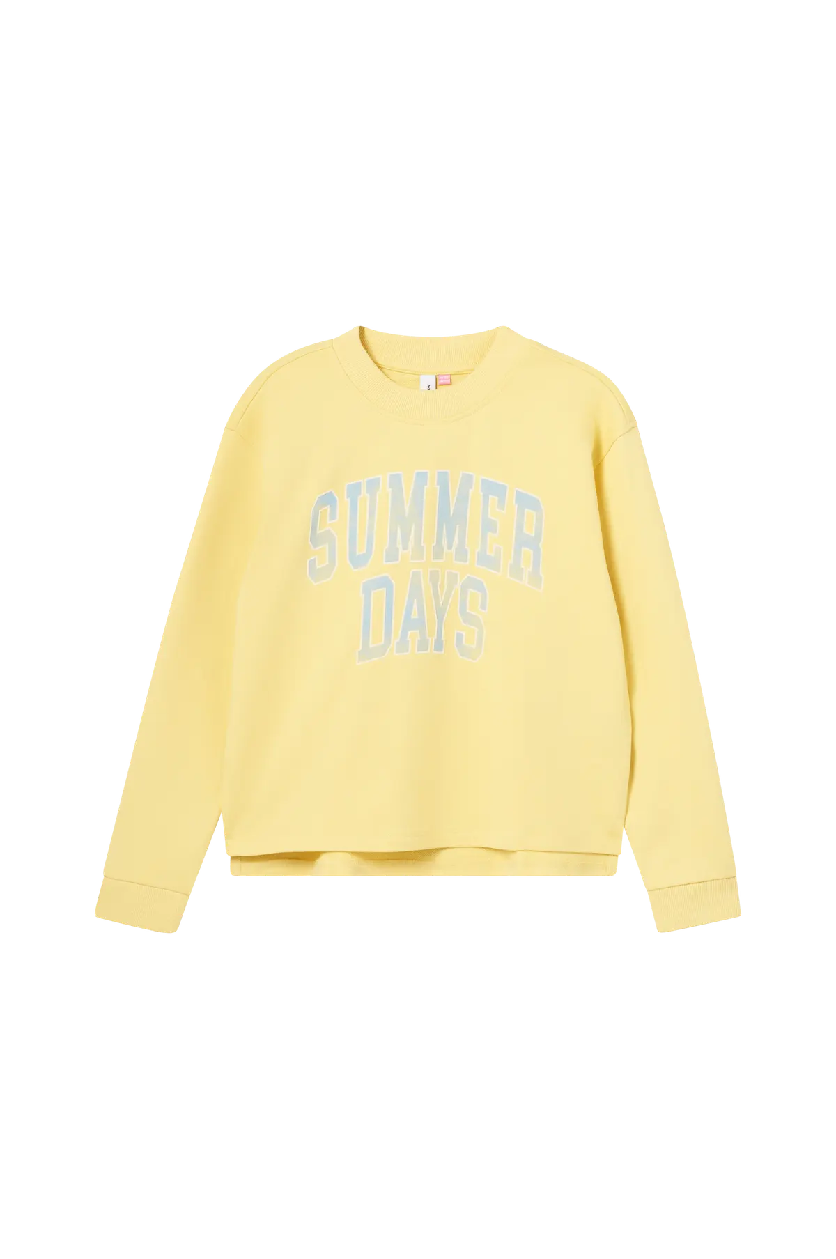 Collegegenser vmBrenda LS Slit Sweat Jrs Girl Mellow yellow
