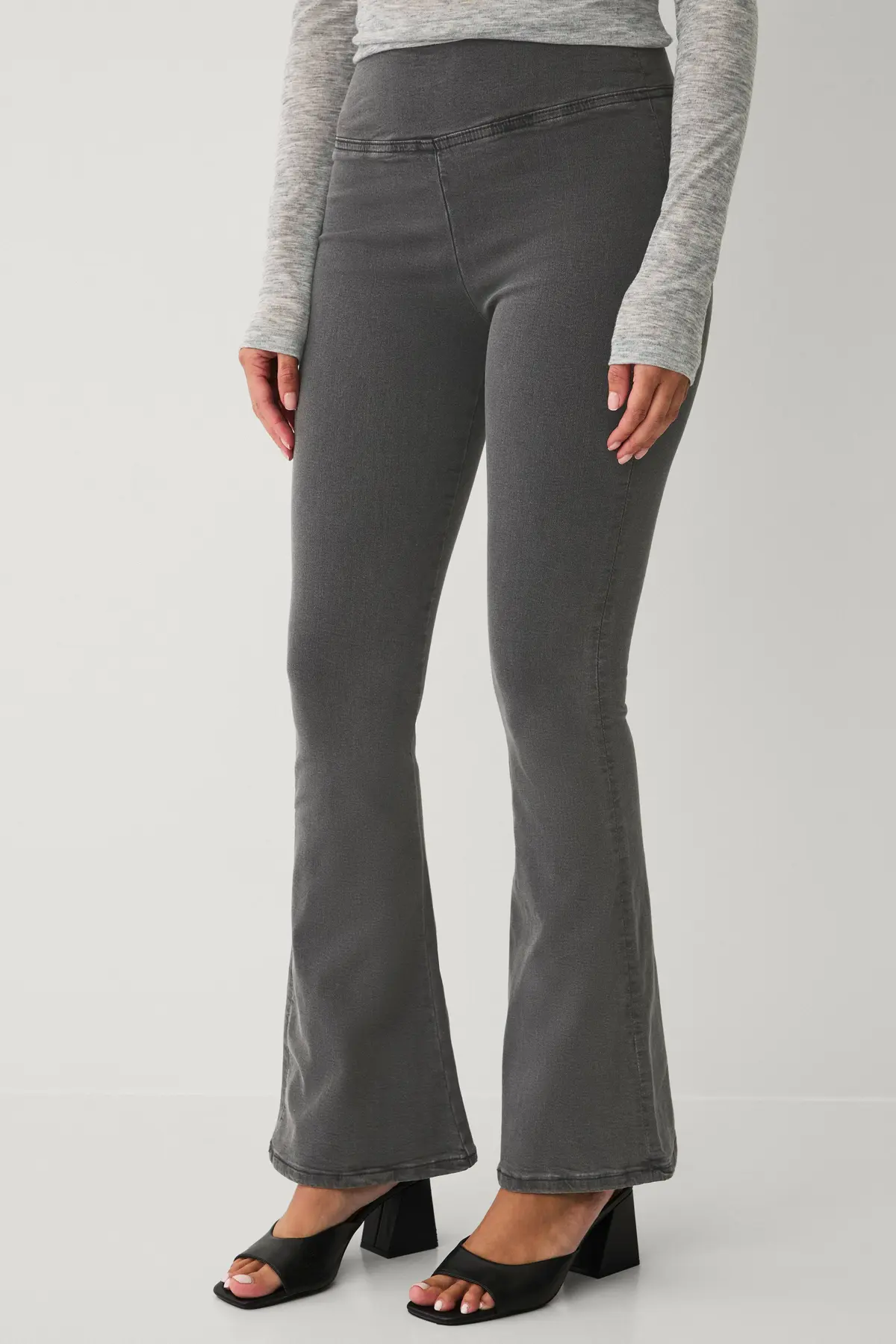 Bukser Soft Flare Jeans Grey