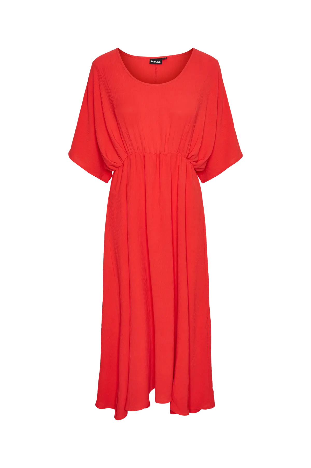 Kjole pcKlore 2/4 Midi Dress Poppy red
