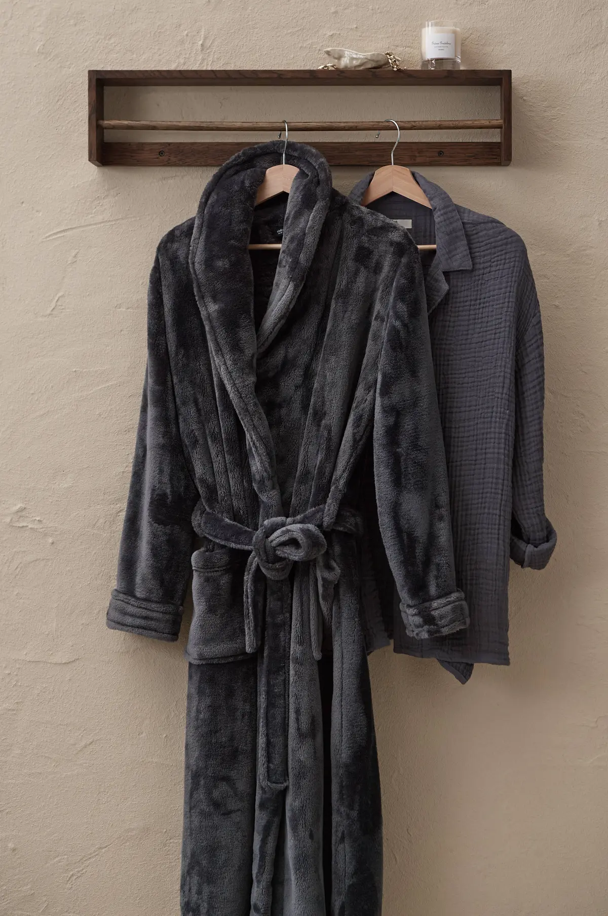 Morgenkåpe Philippa Blueblack - ebony