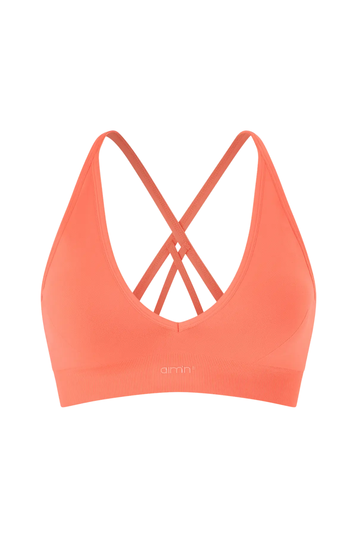 Bh-topp Shape Seamless Cross Back Bra Tangerine