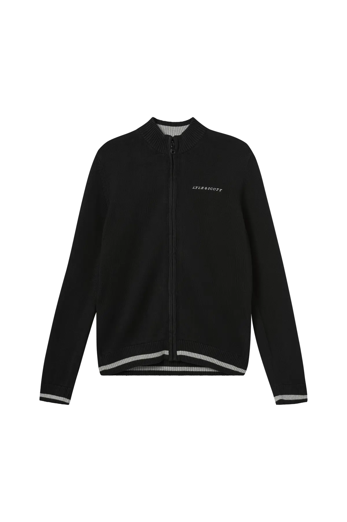 Kardigan Script Logo Embroidery Z865 jet black