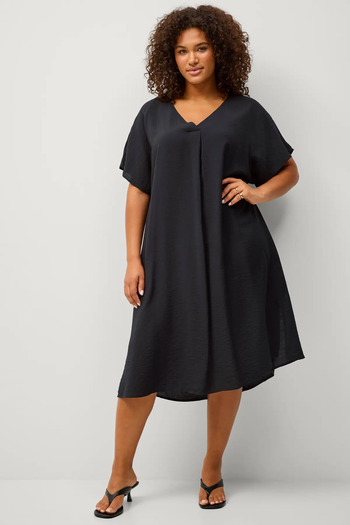 Kjole kaCam S/S Blk Dress Black