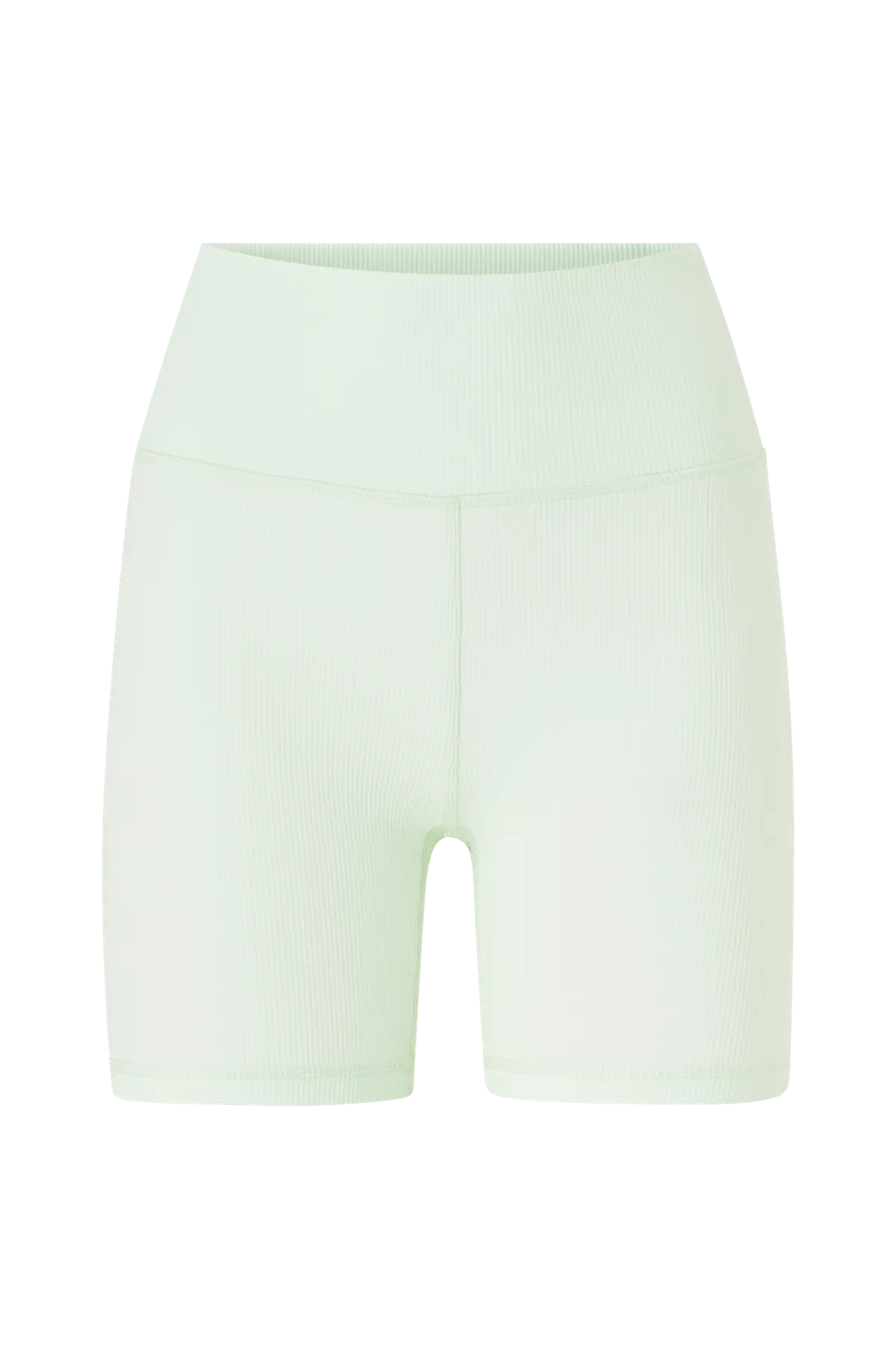 Treningstights Ribbed Performance Midi Biker Shorts Spearmint