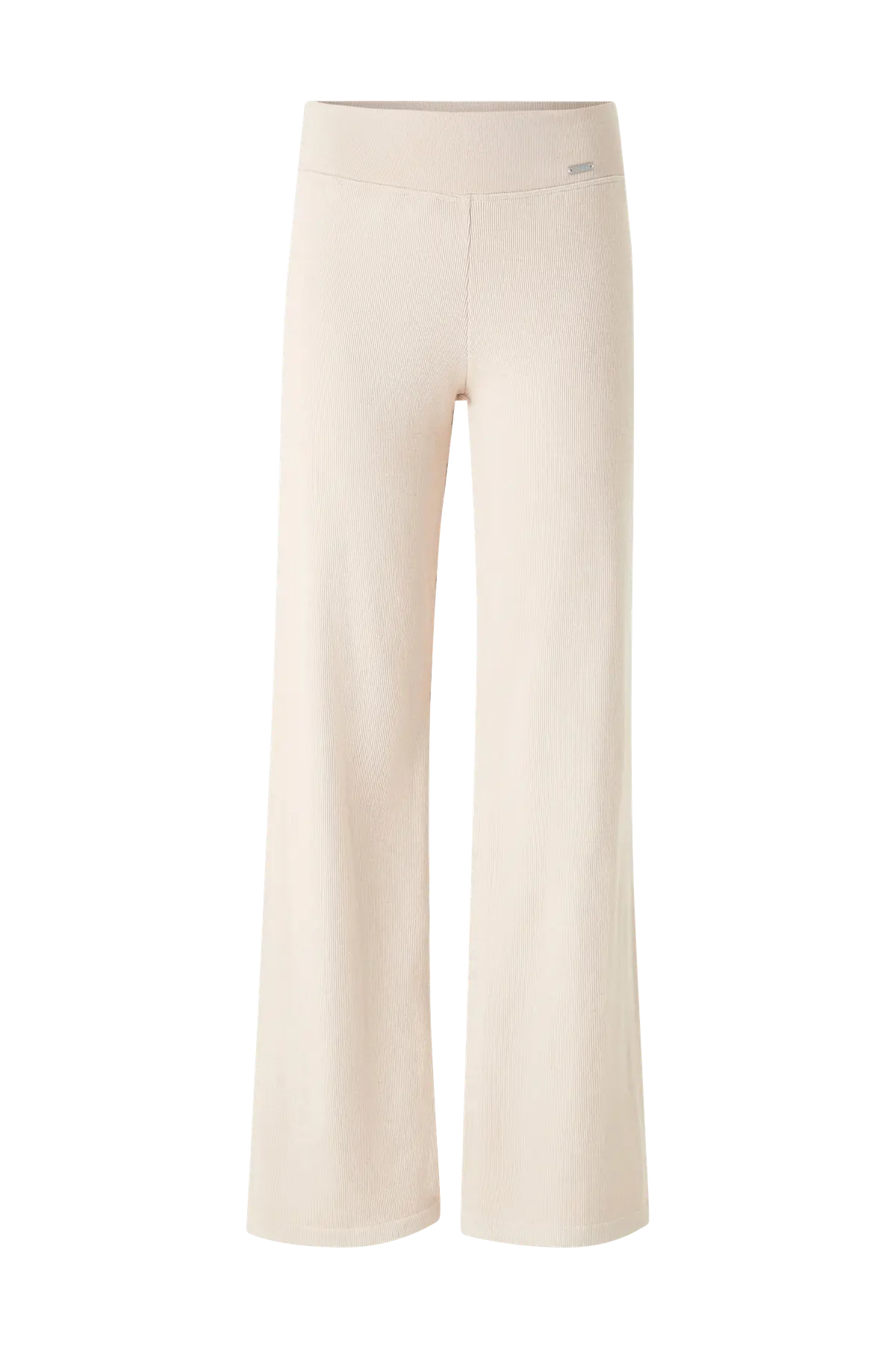 Bukser Ribbed Wool Wide Pants Cafe au lait