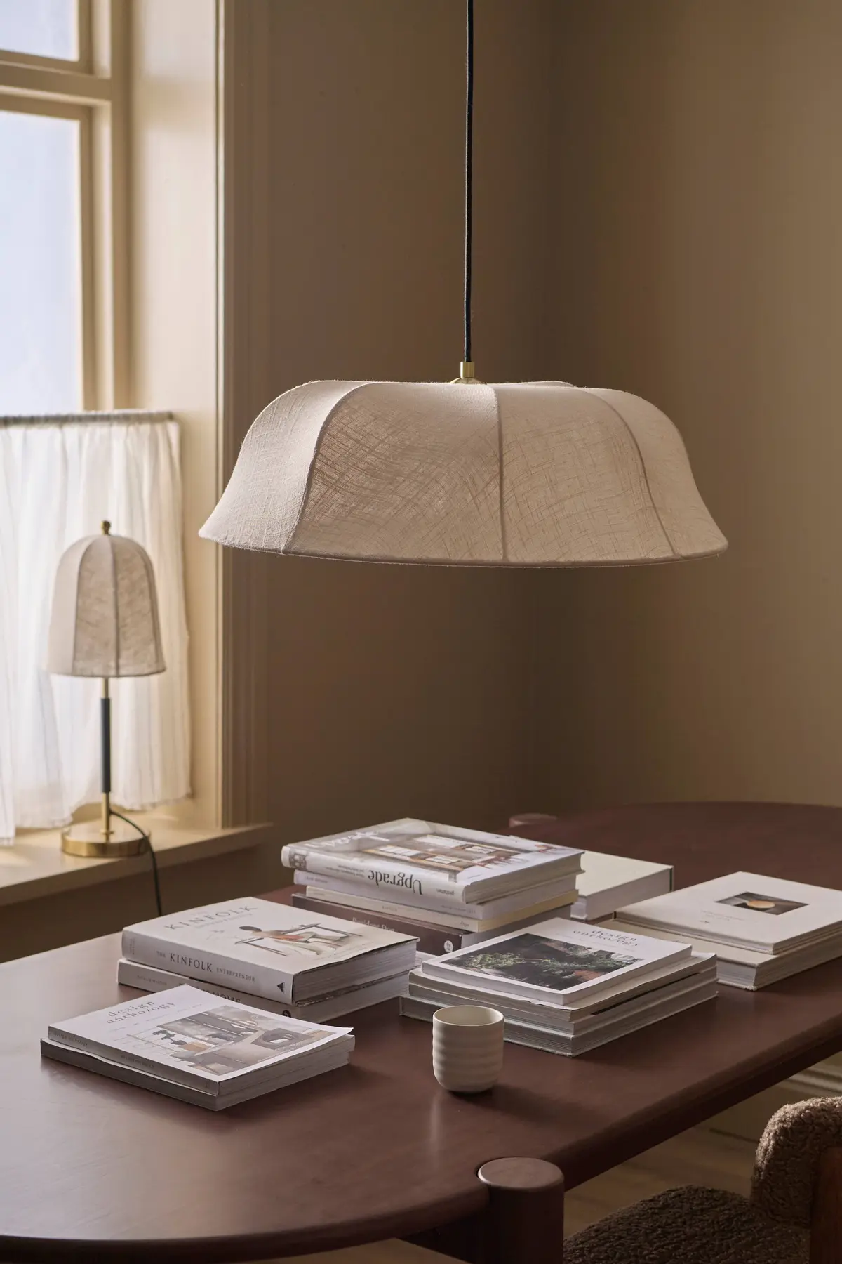 Taklampe Bridget Beige