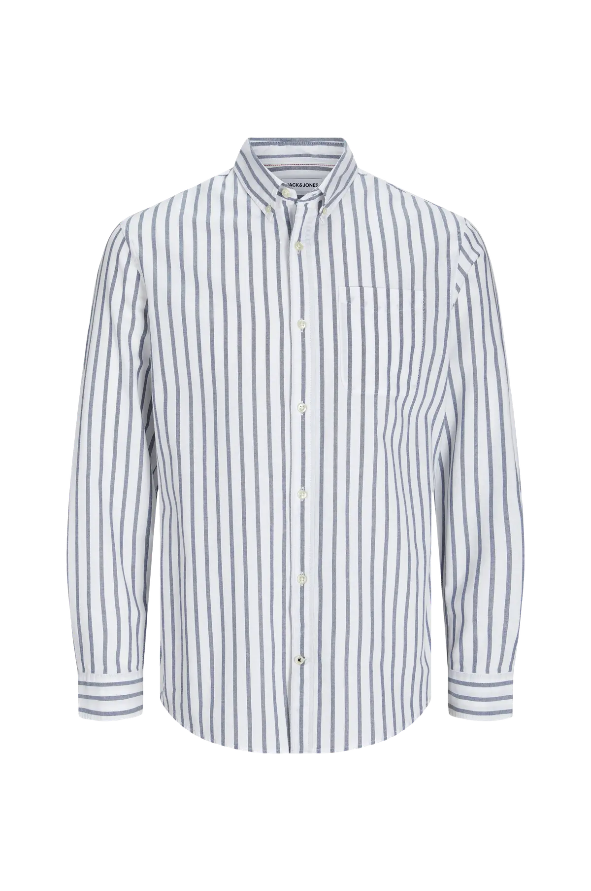 Skjorte jjeOxford Shirt LS Ensign blue