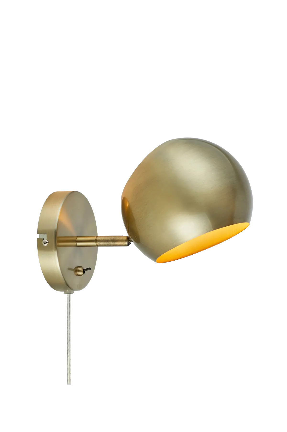 Vegglampe Edgar Antikk messing