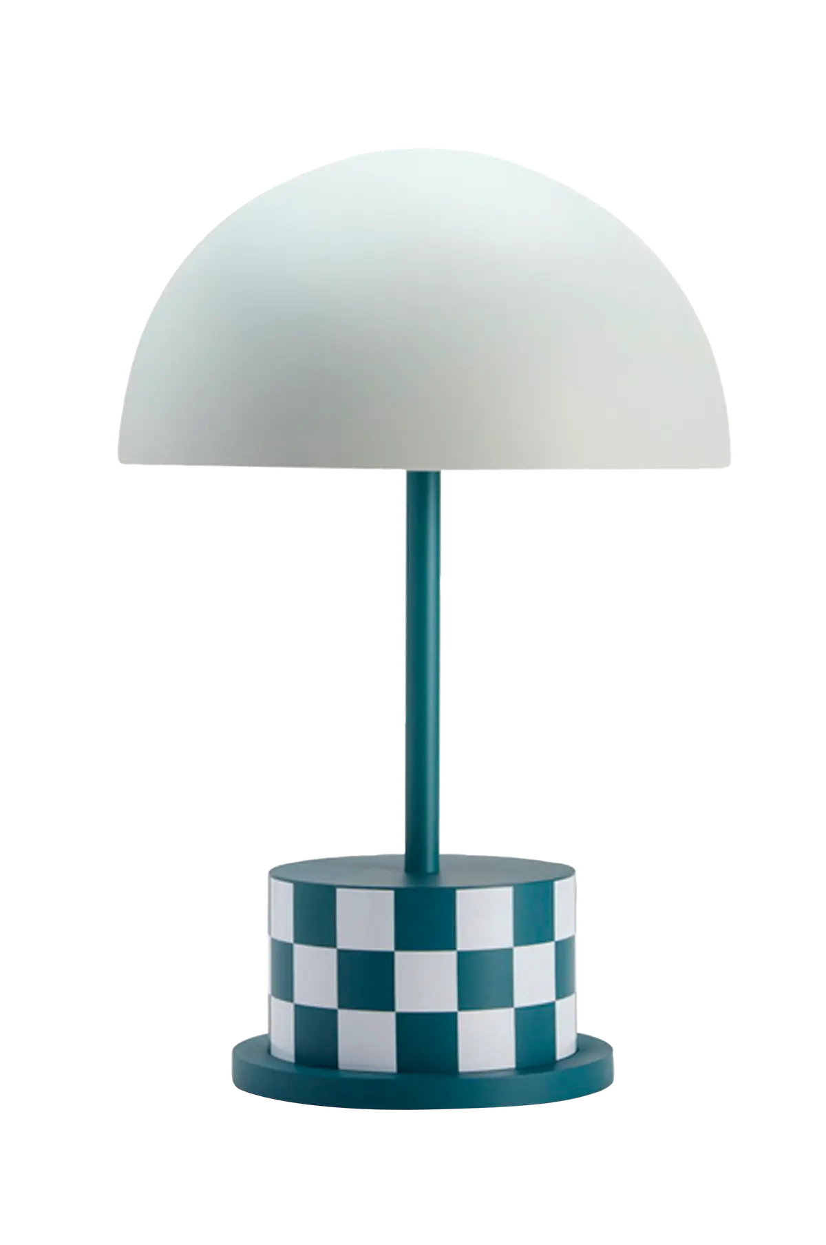 Bærbar lampe - Riviera, rutete Grønn/hvit
