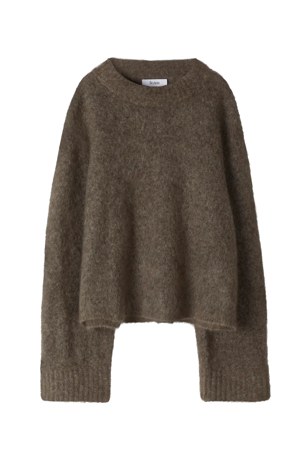 Genser Niclas Short Sweater Brown