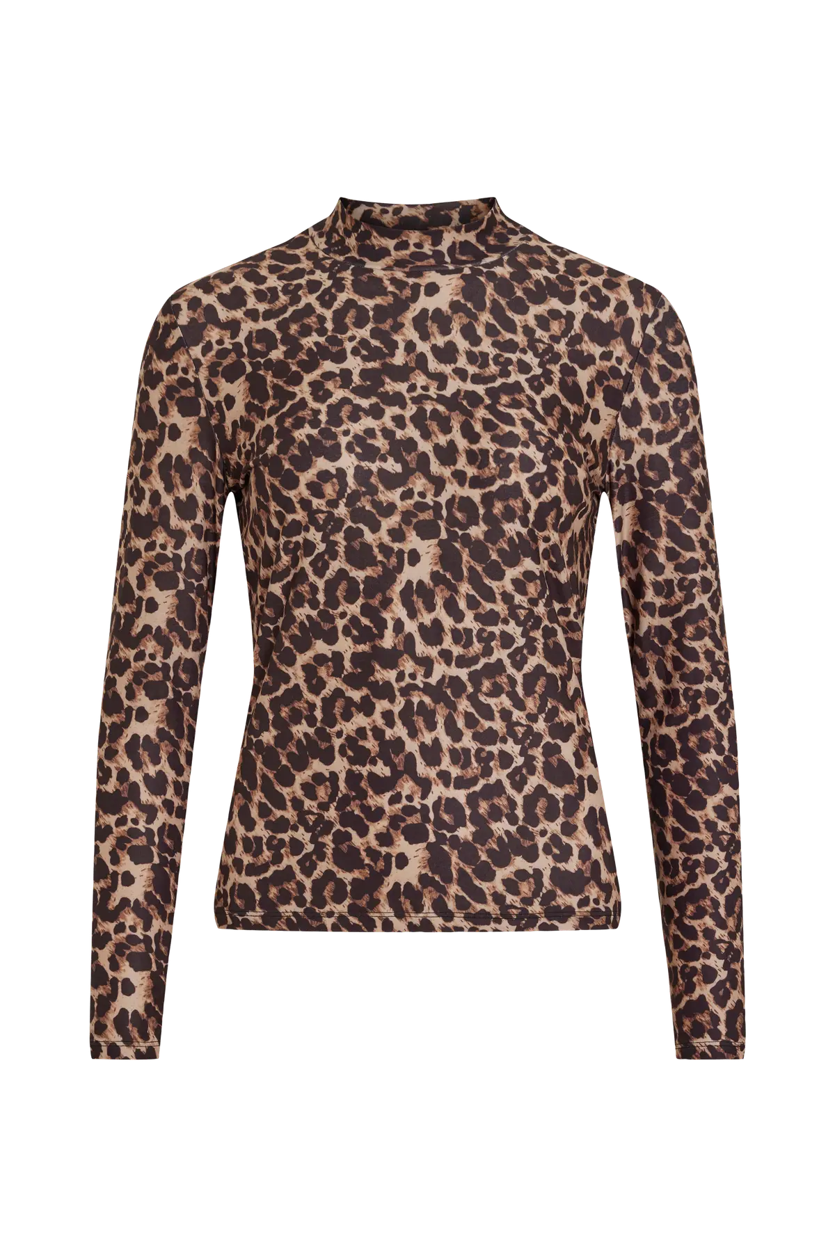 Topp viLeoa L/S Rollneck Top Nomad