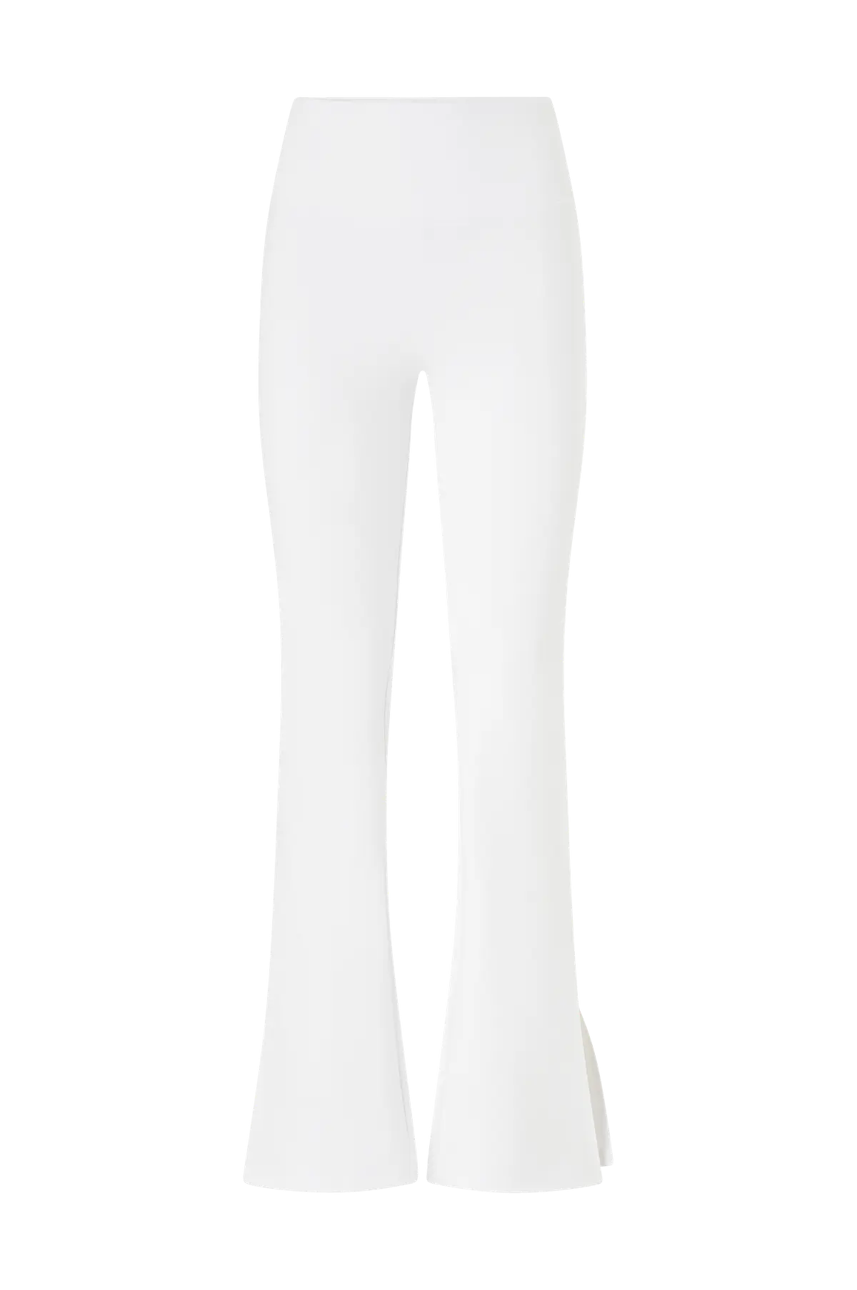 Treningstights Grace Flare Slit Pant White