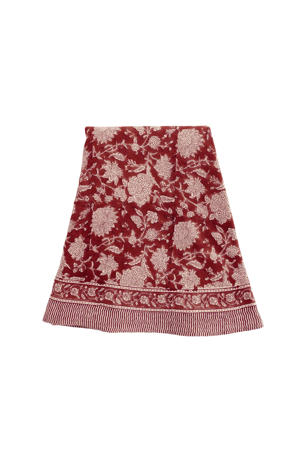 Rund linduk Indian Rose Red