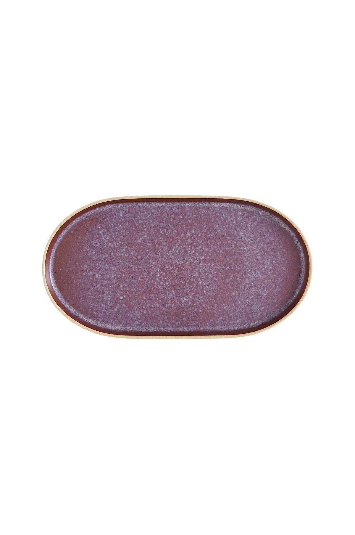 Stort ovalt fat Minerals Amethyst Lilla
