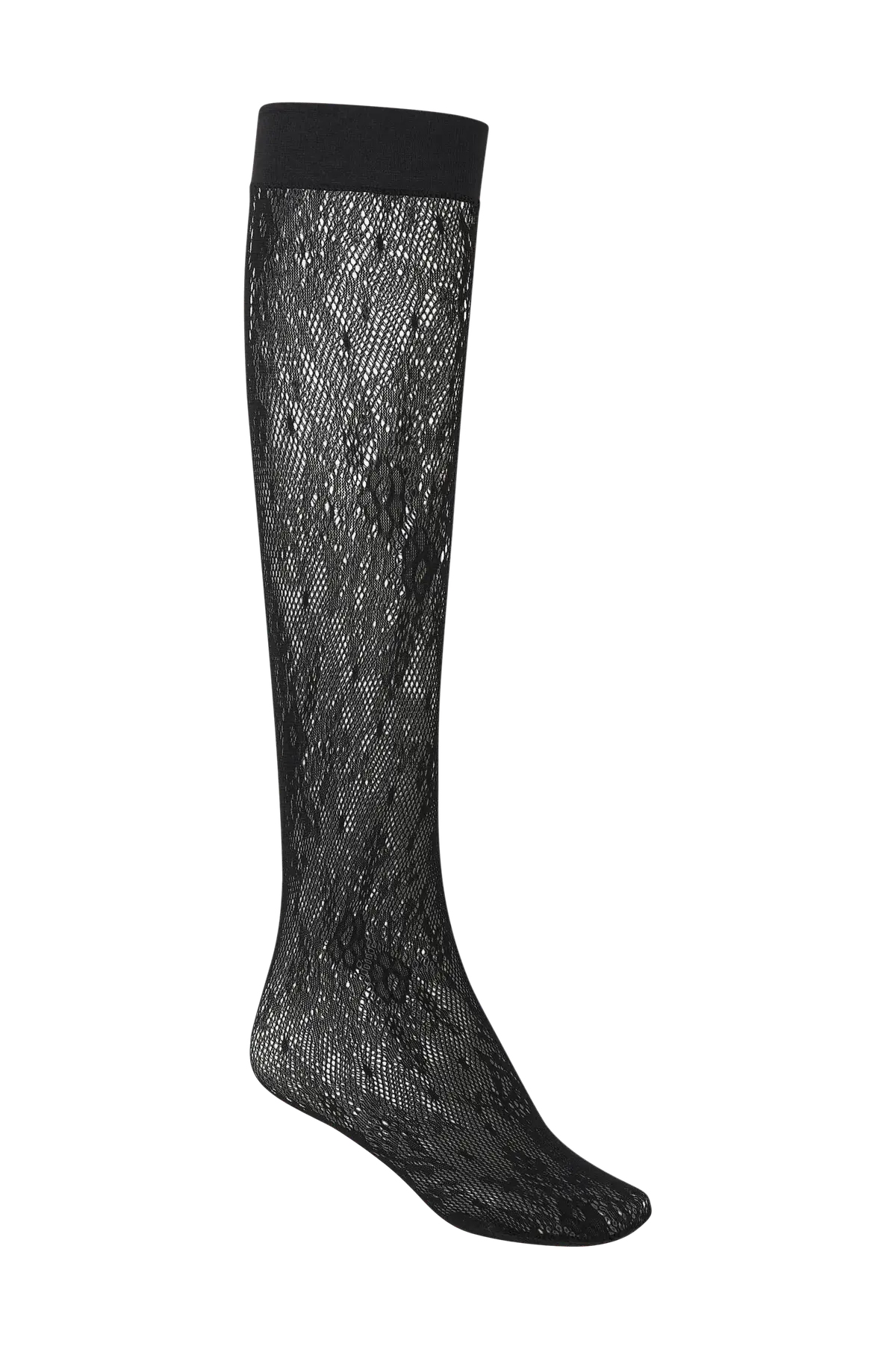 Knestrømper Rosa Lace Knee-highs Black