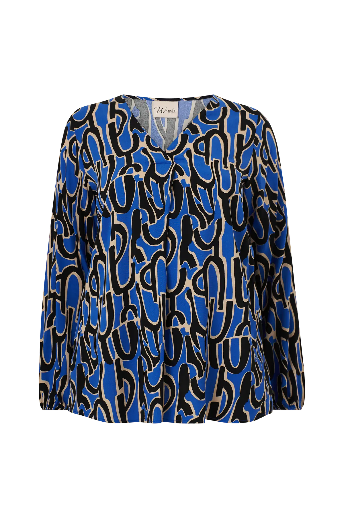 Bluse Wa-Valera 1 Amparo Blue Combi