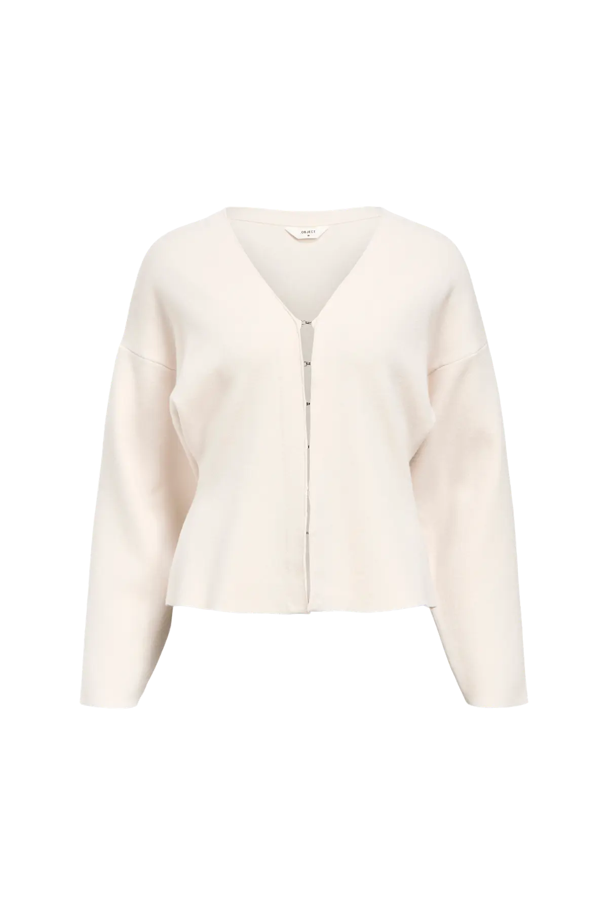 Kardigan objTutta Reynard LS RE Knit White sand