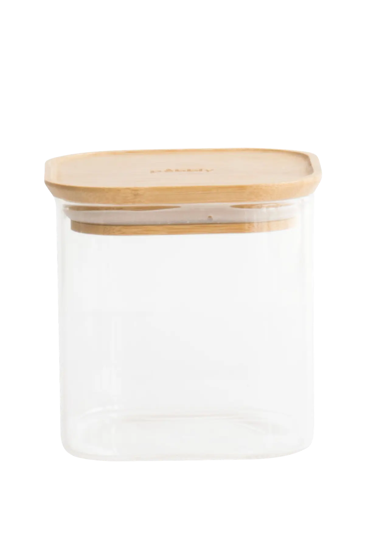 Firkantede bokser med bambuslokk 800 ml