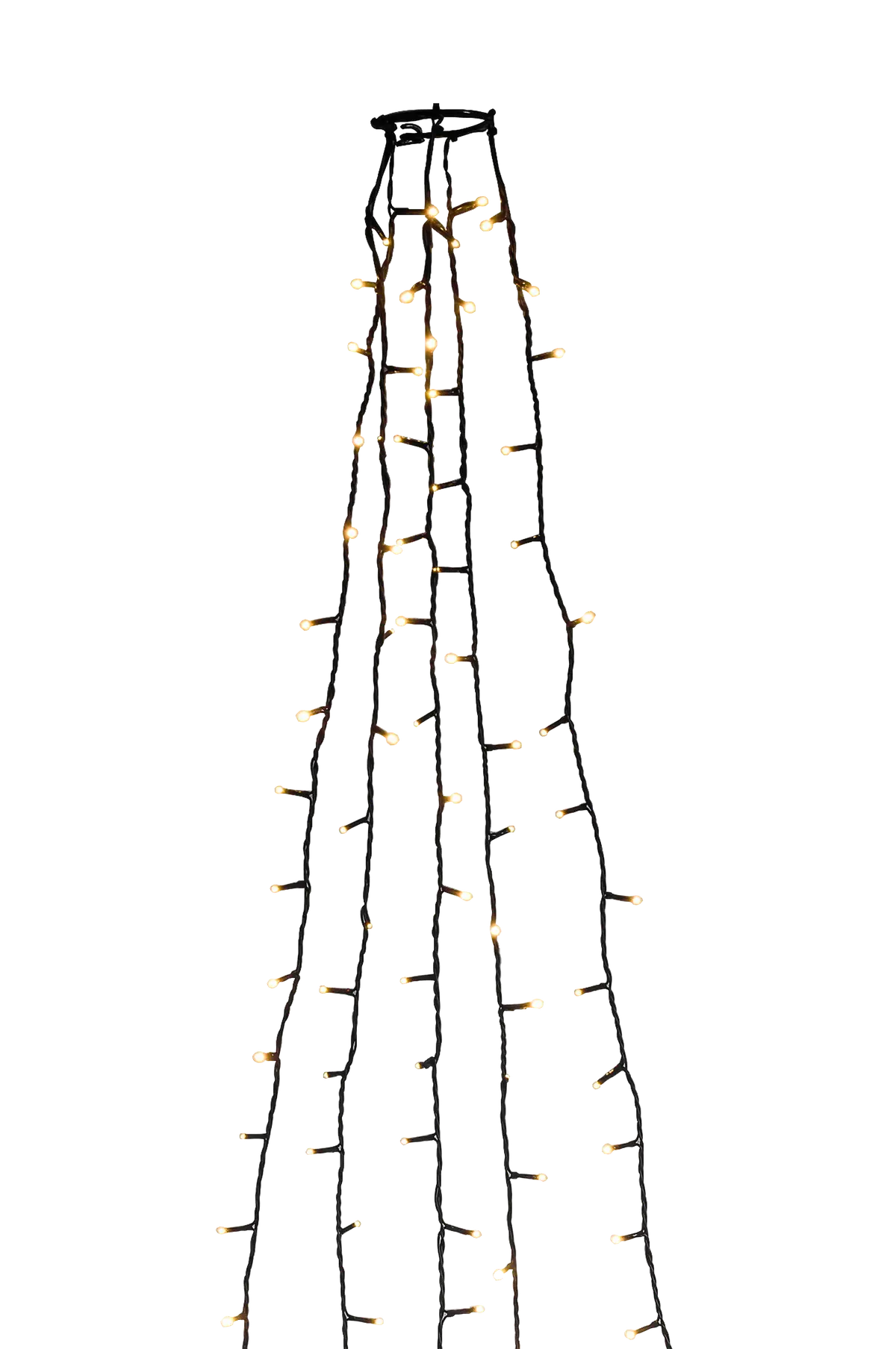 Juletrebelysningssett LED 240cm Grønn
