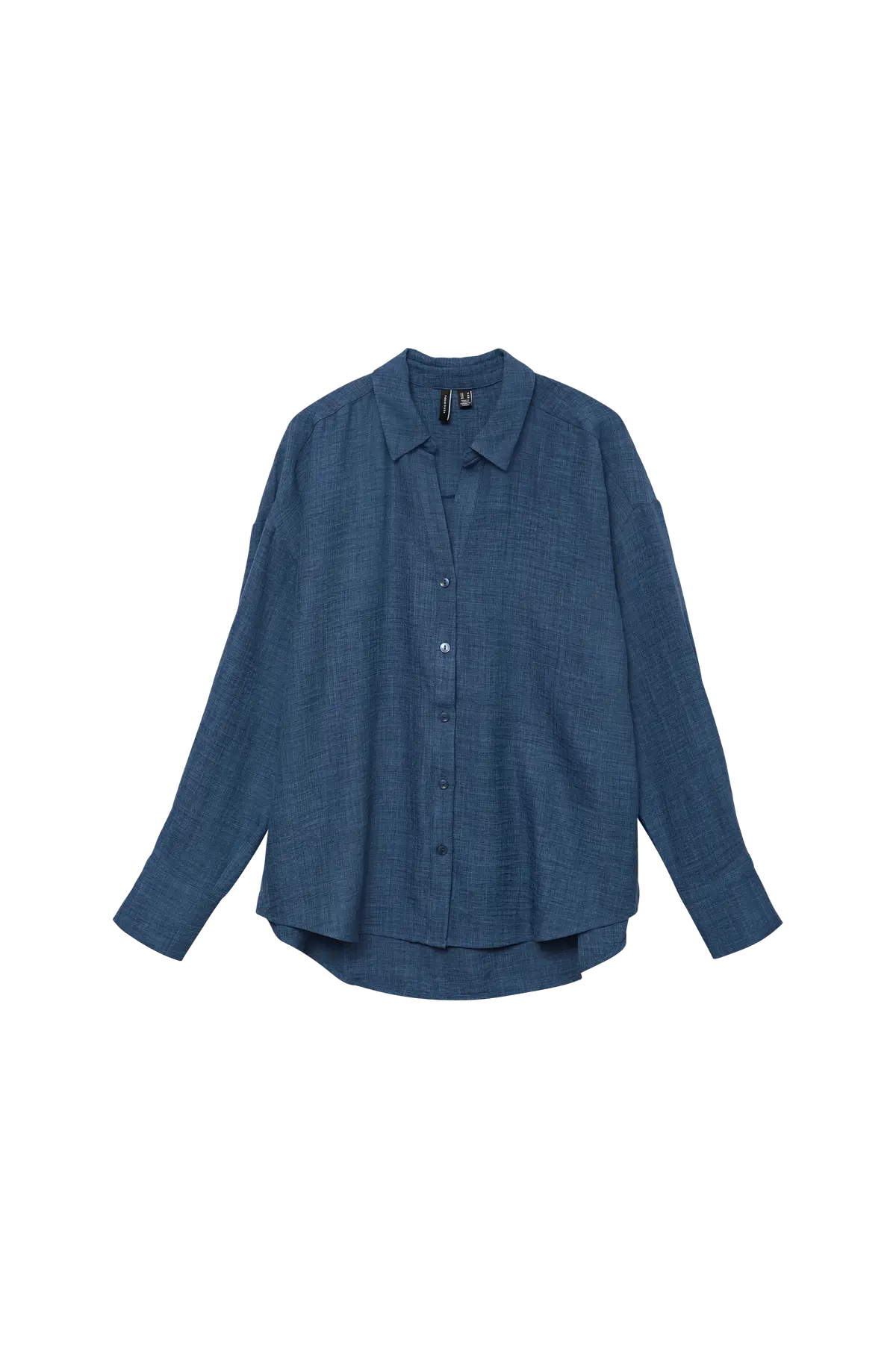 Skjorte vmMelaney Queeny LS Shirt Dark denim