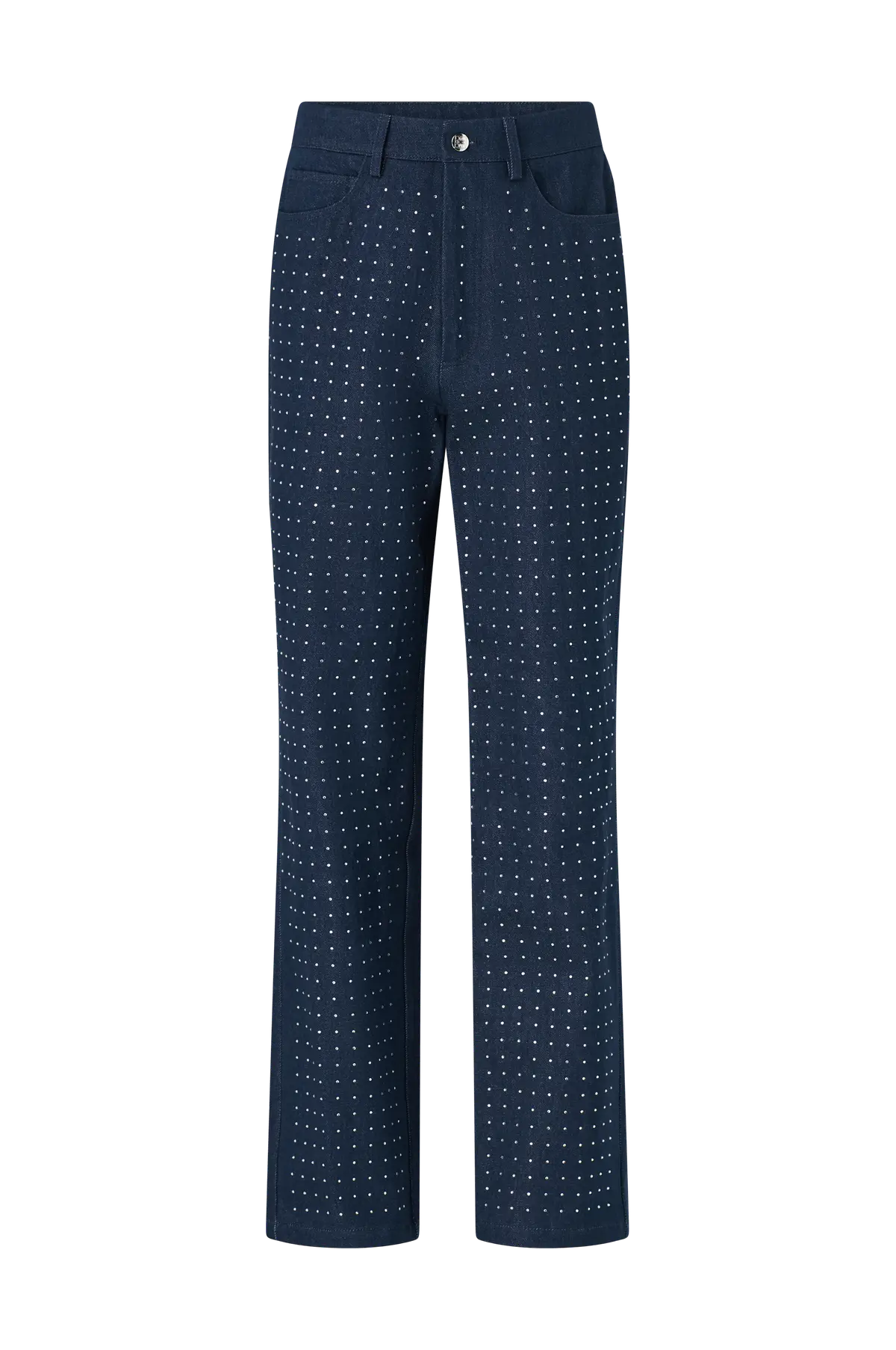 Jeans Kendra High Waisted Rhinestone Blue wash