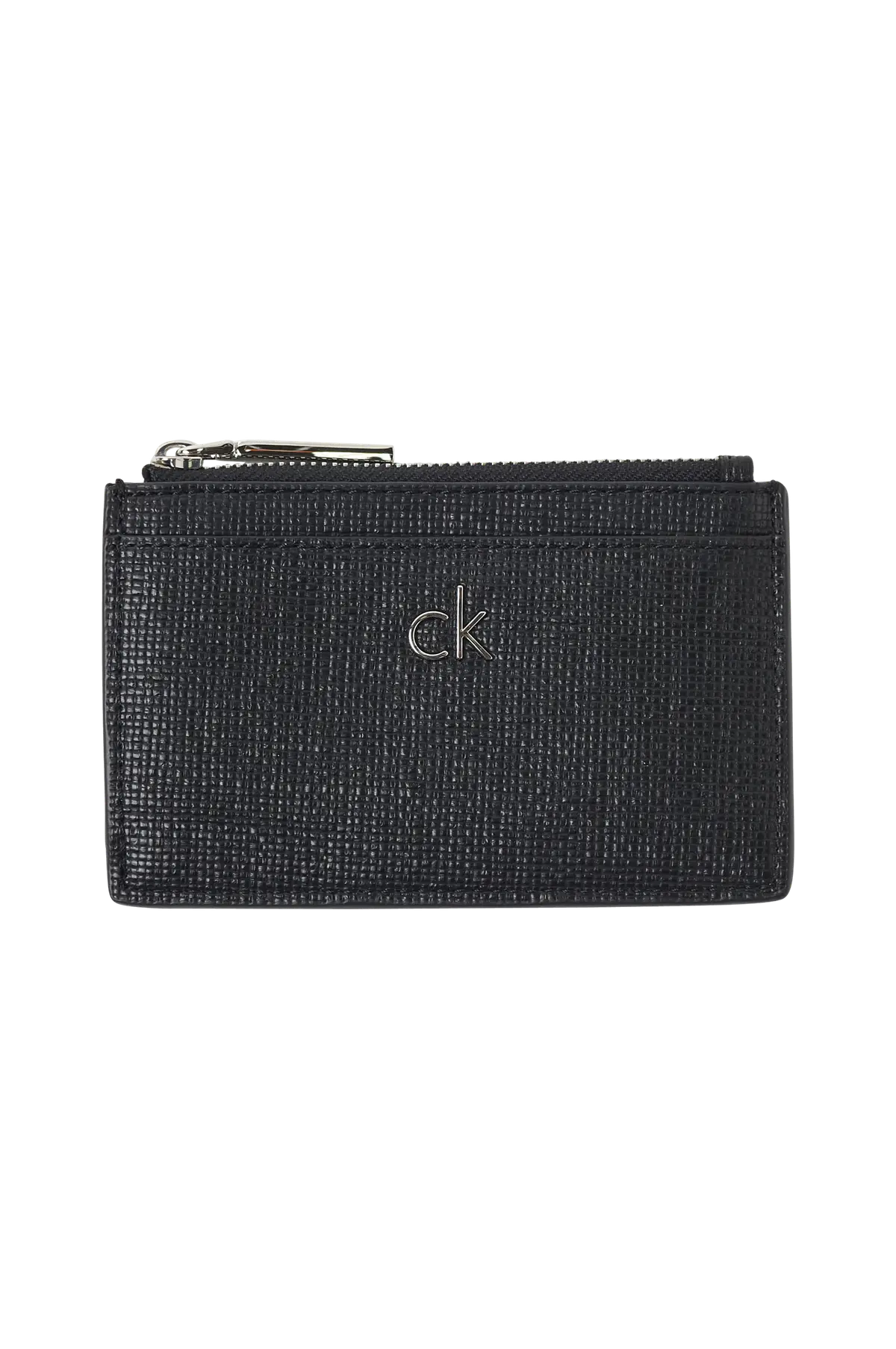 Kortholder CK Daily W/zip_tex Ck black
