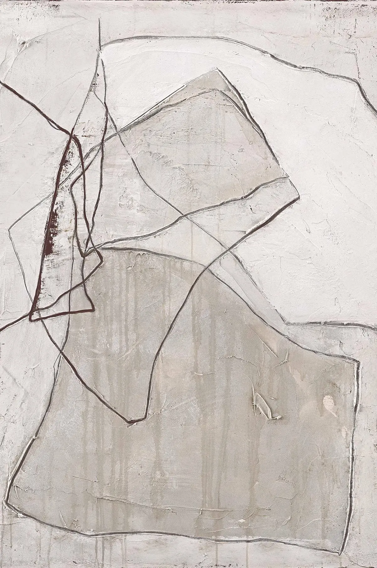 Design Maleri / Cover / 90x120 Cm Beige