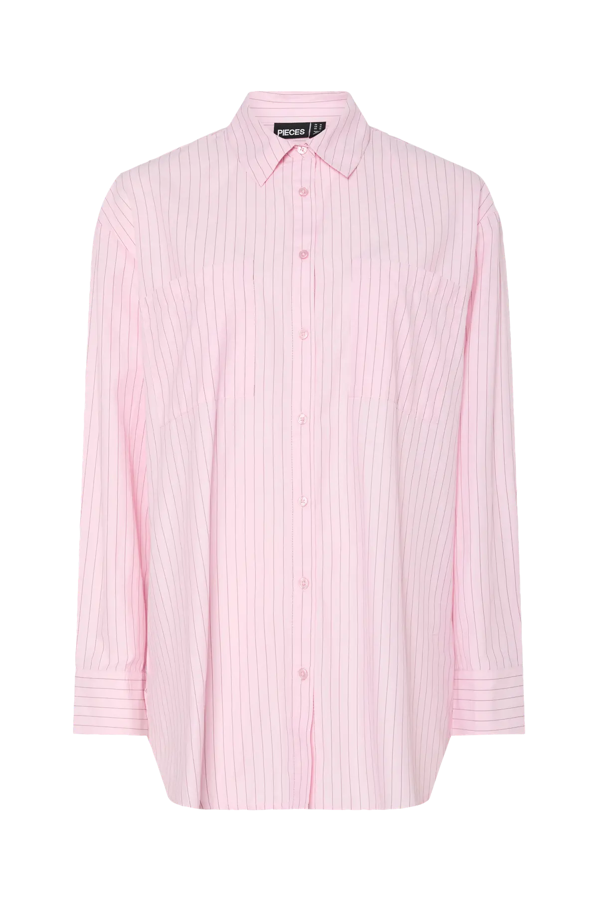 Skjorte pcMelia LS Loose Shirt Pink-a-boo