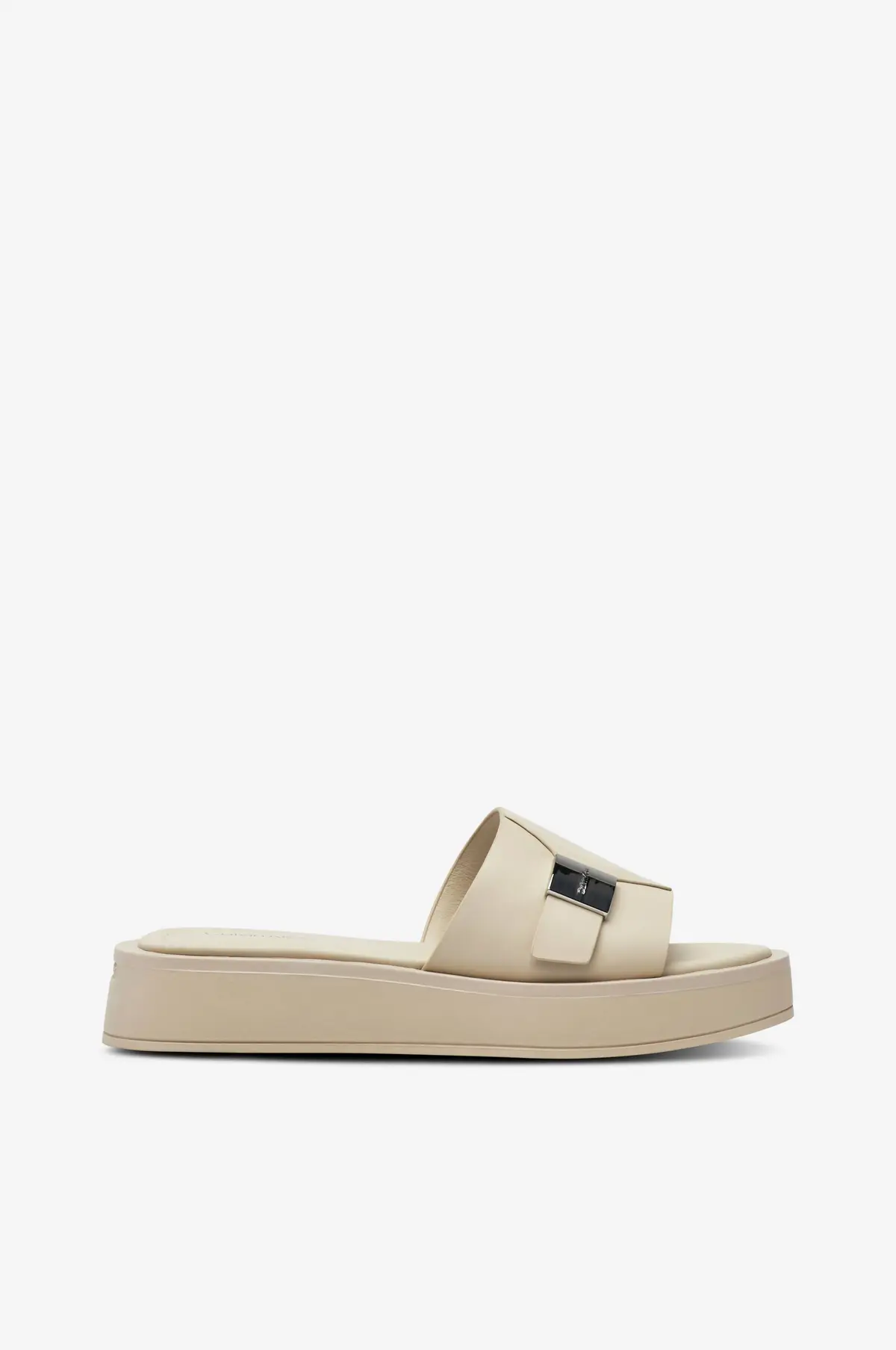 Sandaler Flatform Slide W/CK HW Turtle dove