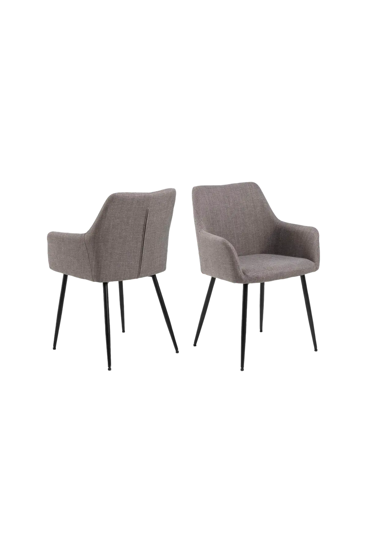 Lizzy spisestuestol med armlener 2-pk