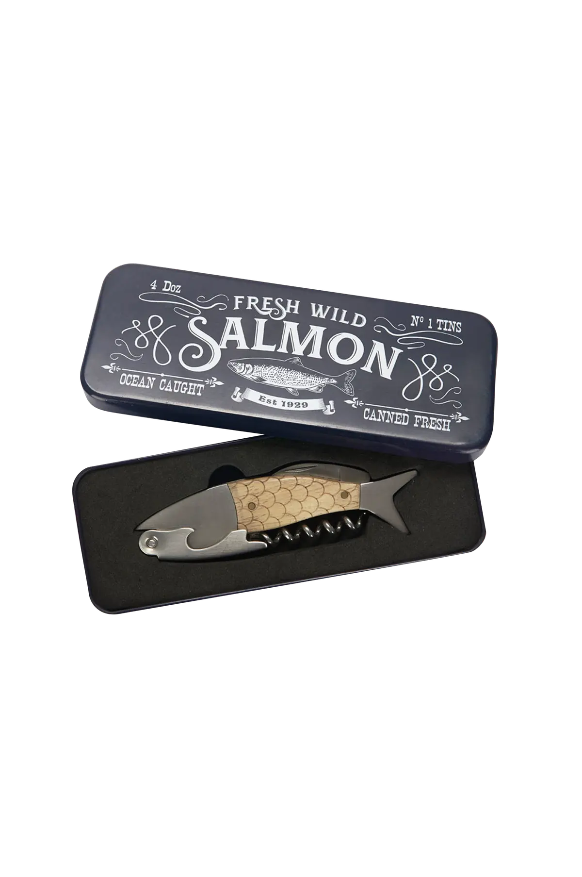 Korketrekker, Wild Salmon , tinn