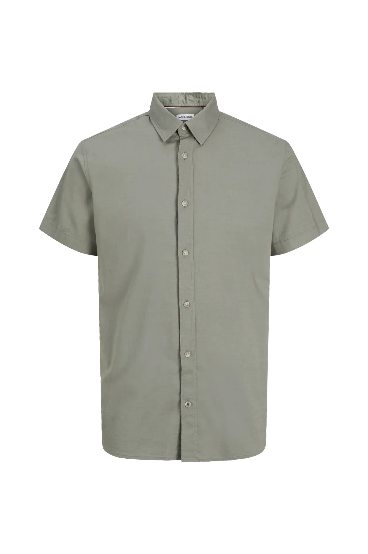 Skjorte jjPierre Slub Shirt SS Agave green