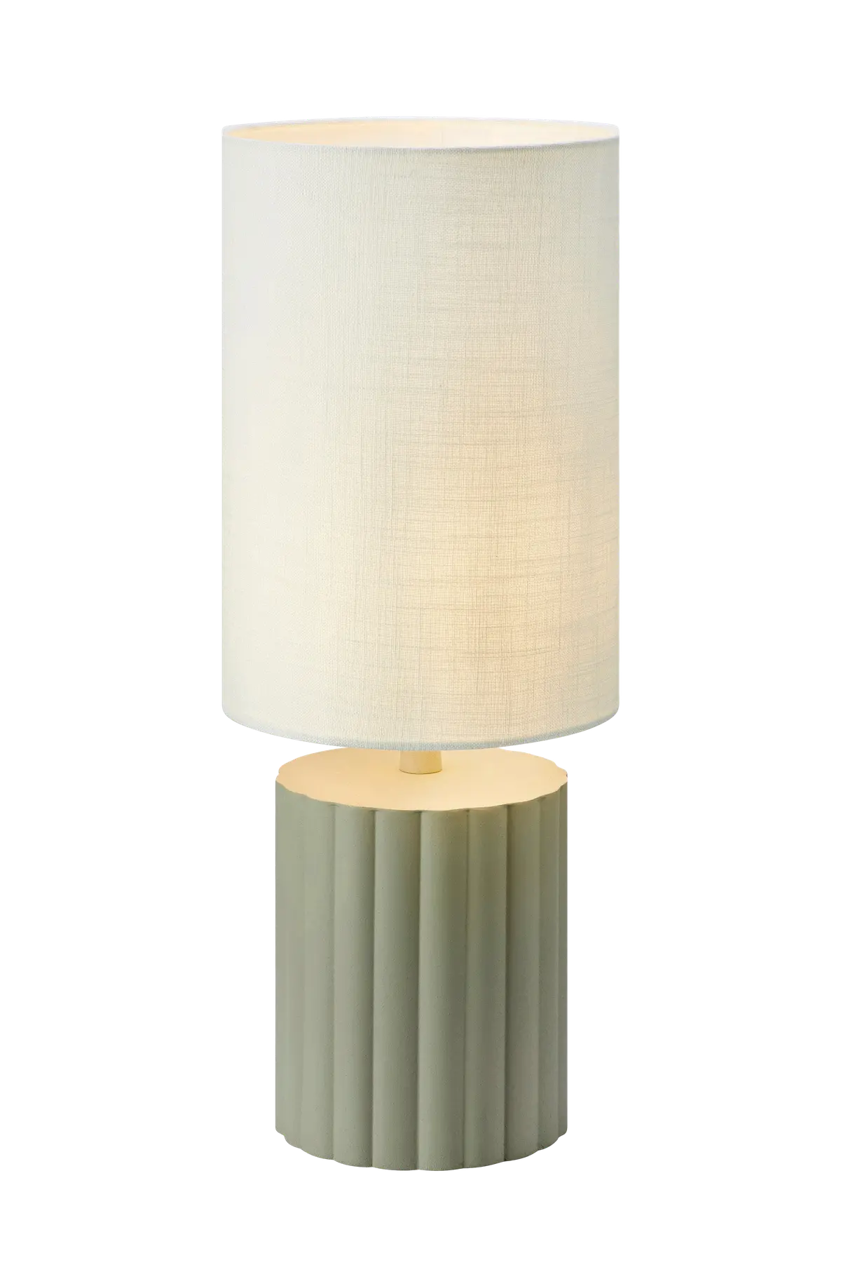 Bordlampe Can 1L Hvit/grå