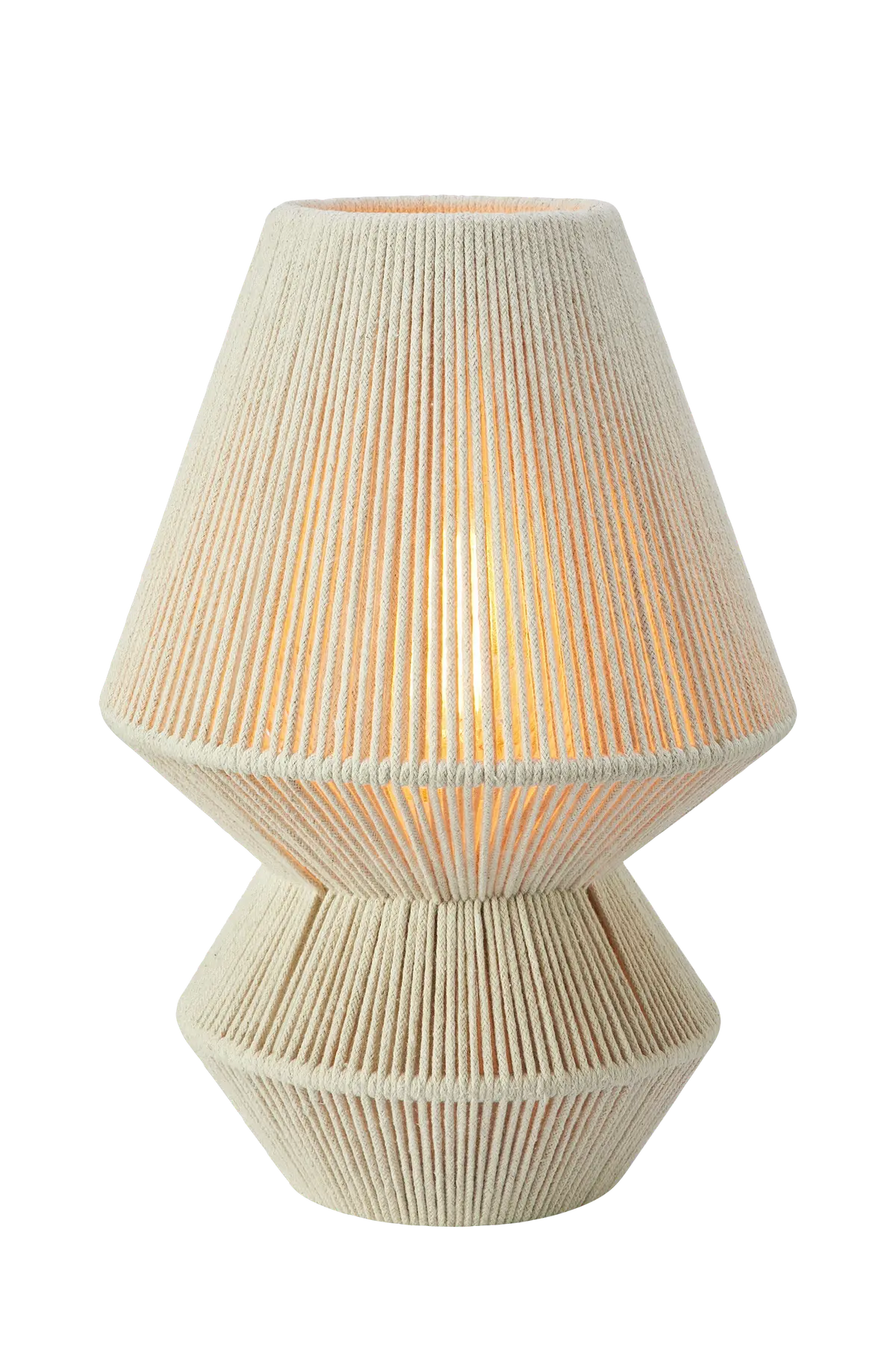Bordlampe Razzo 1L 34cm Beige