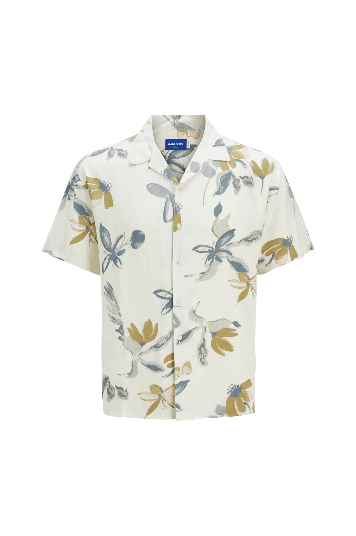 Skjorte jorLuke Varenna Aop Shirt SS Cloud dancer
