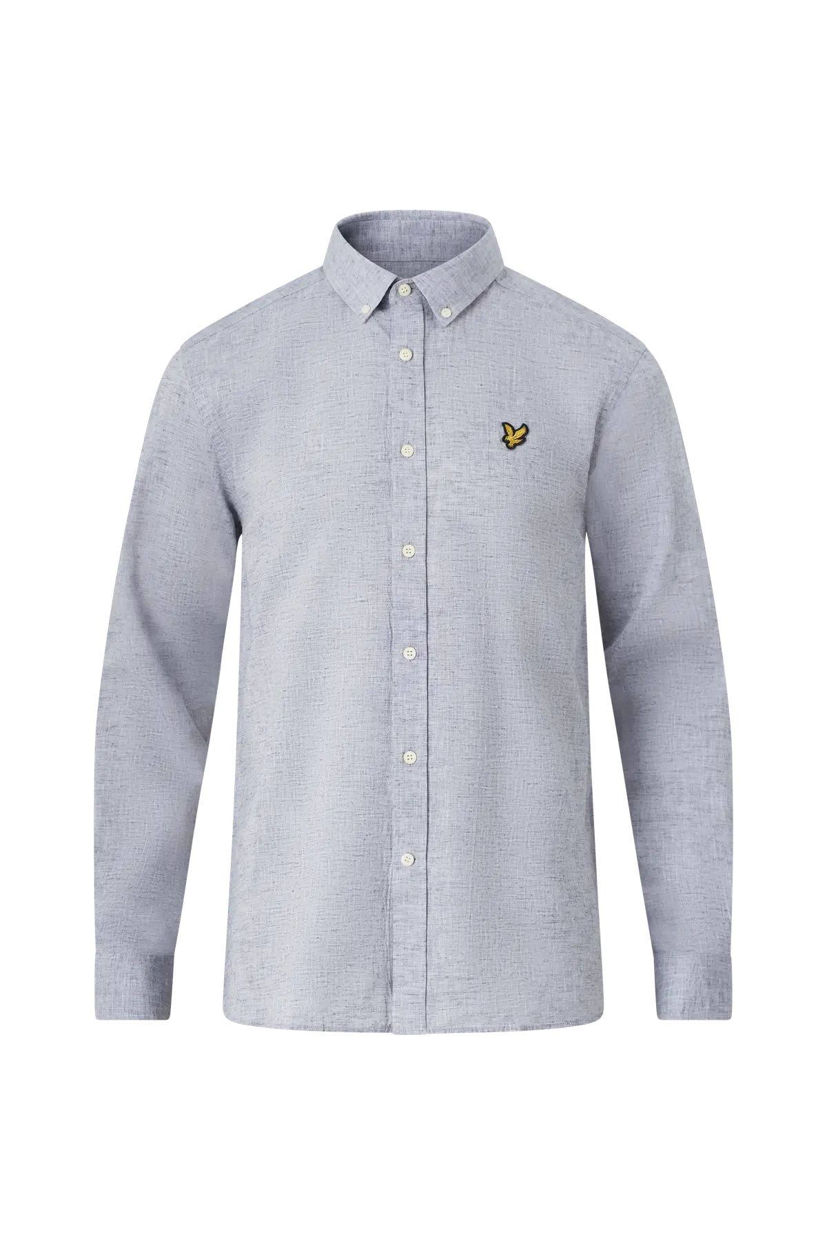 Skjorte Linen Oxford Shirt Z271 dark navy