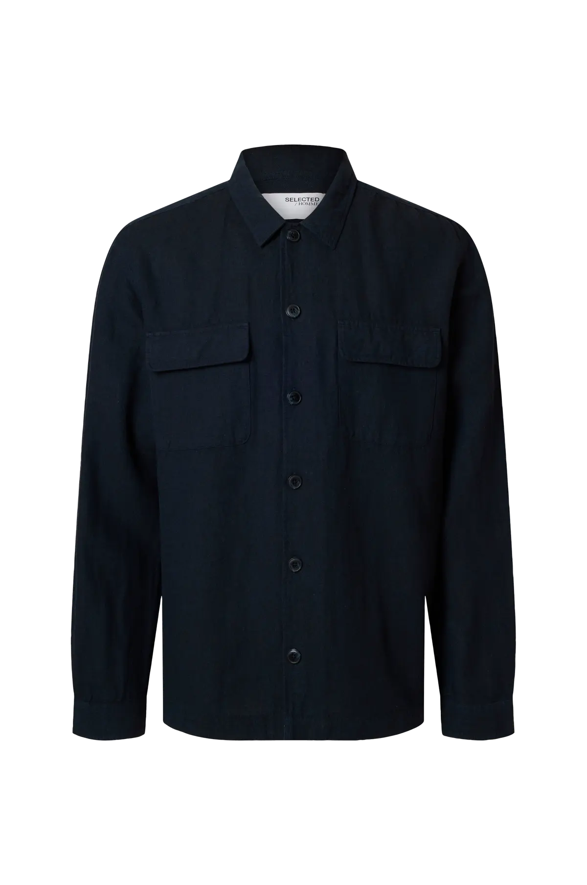 Overtreksskjorte Slh-Leroy Sun Overshirt LS Sky captain