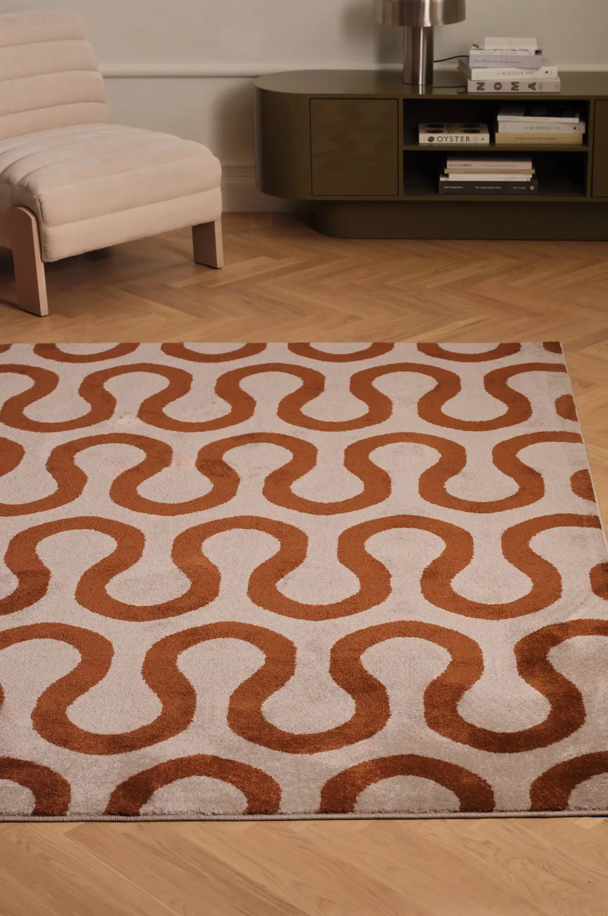 Teppe Real Retro Rostorange