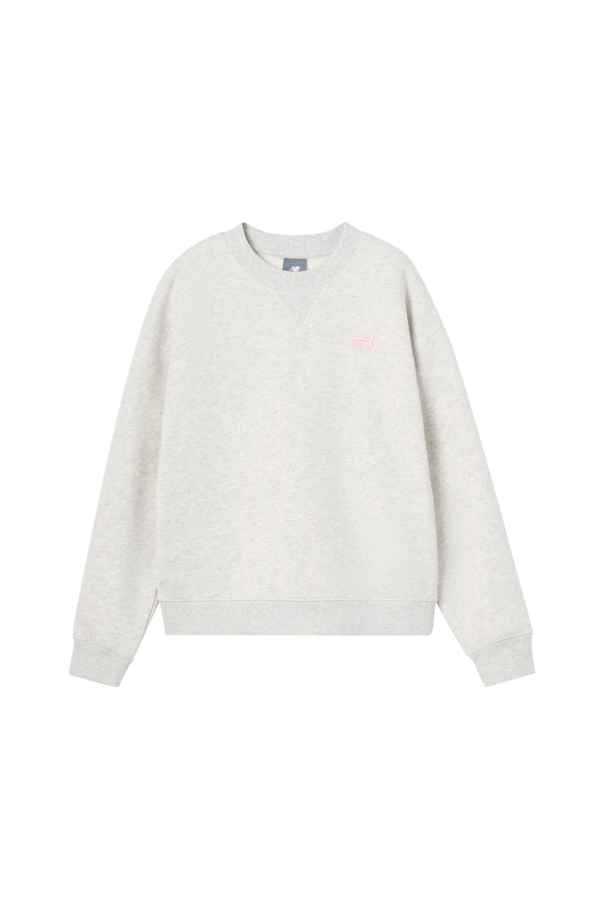 Collegegenser Brush Back Small Logo Ash heather