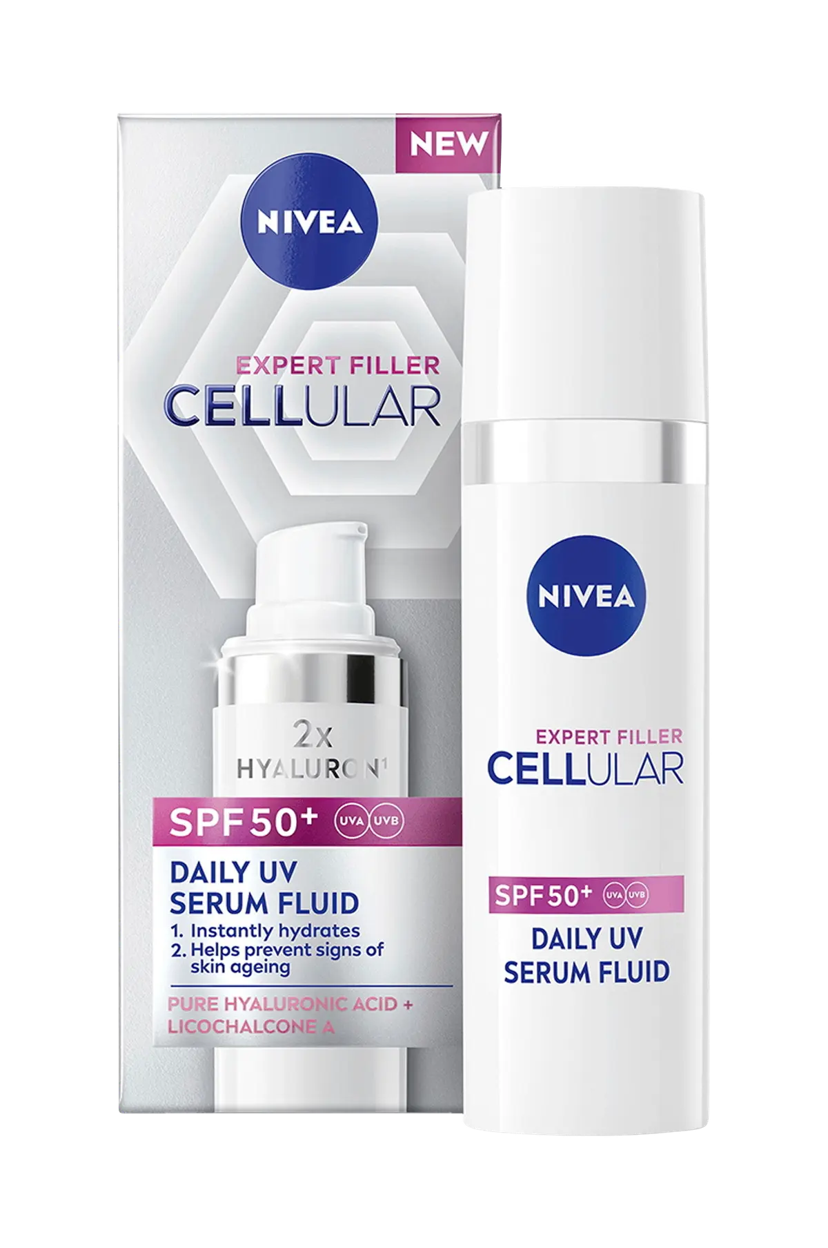 Cellular Expert Filler SPF50+ Daily UV Serum Fluid 30Ml No Color