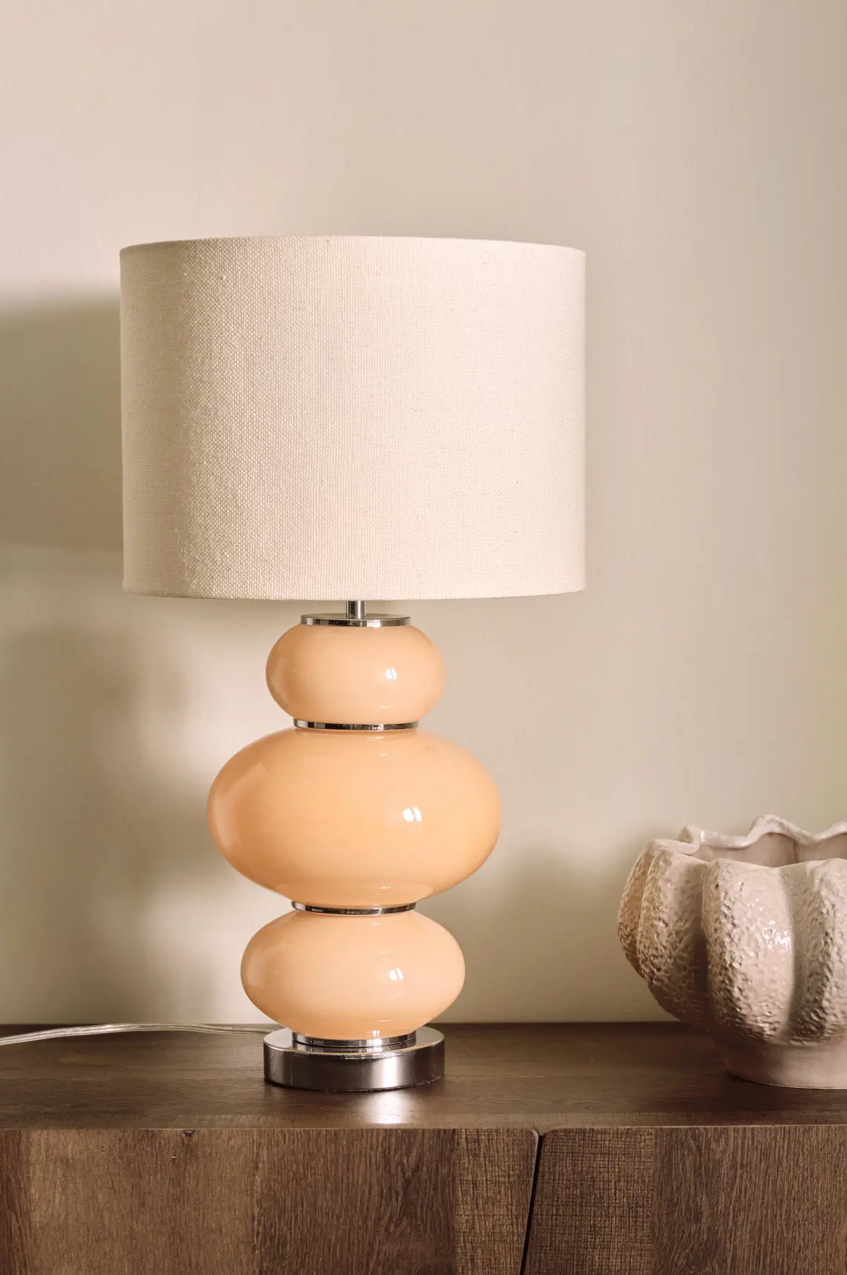 Bordlampe Marie Lys beige/offwhite