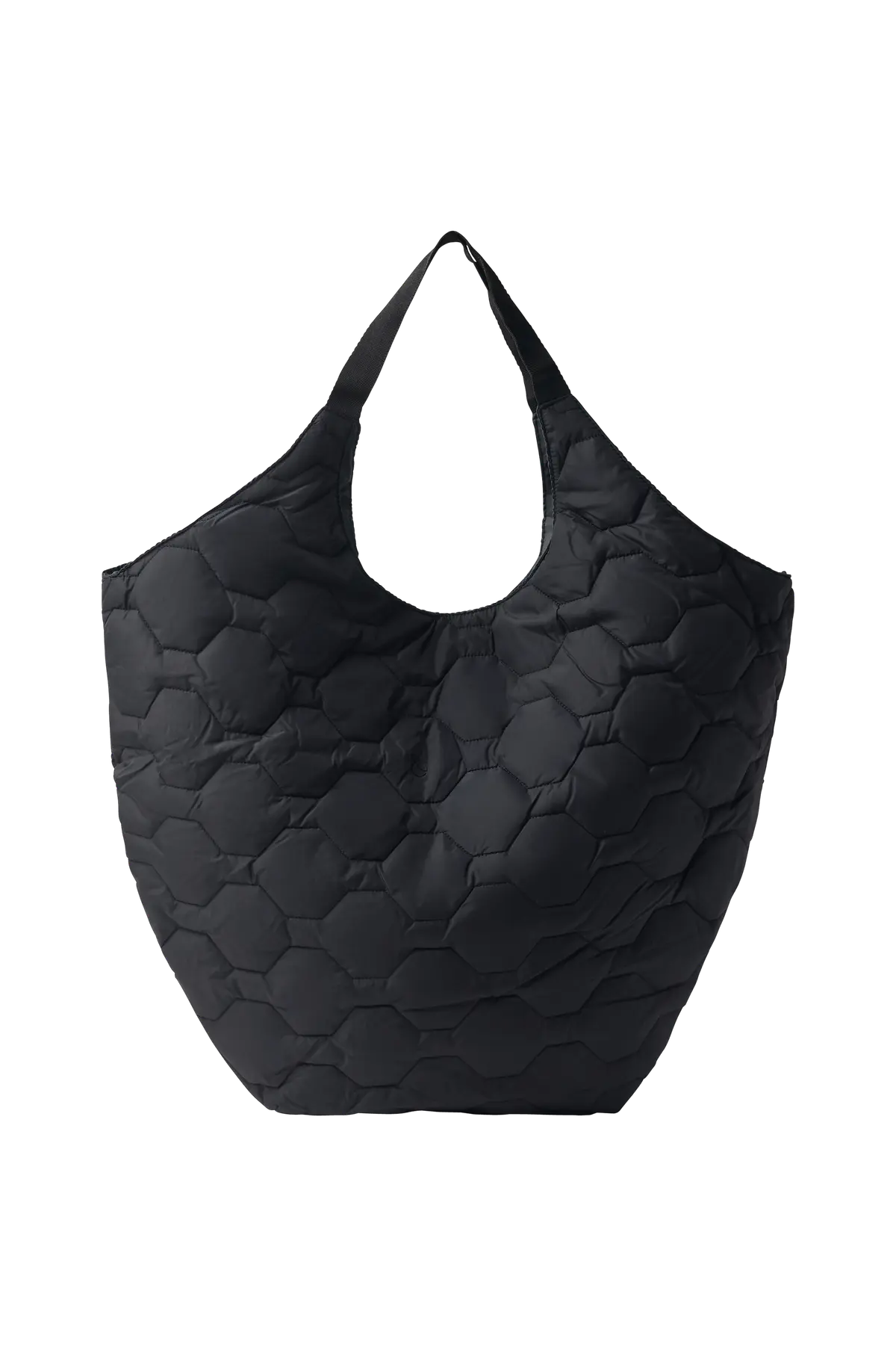 Totebag Borg Quilted Tote Black beauty
