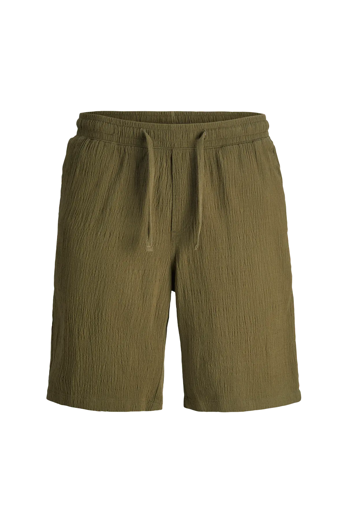 Shorts jpstJaiden jjCrinkle Jogger Short Jnr Oliven night