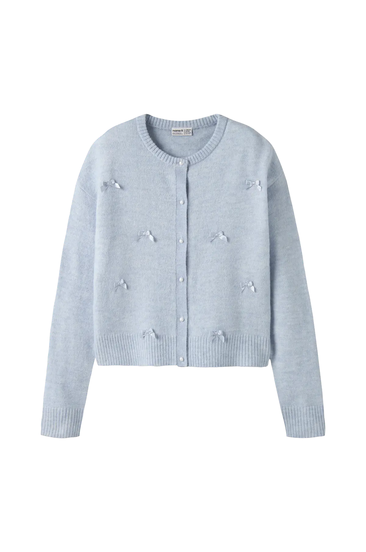 Kardigan nkfKarin LS Knit Subdued blue