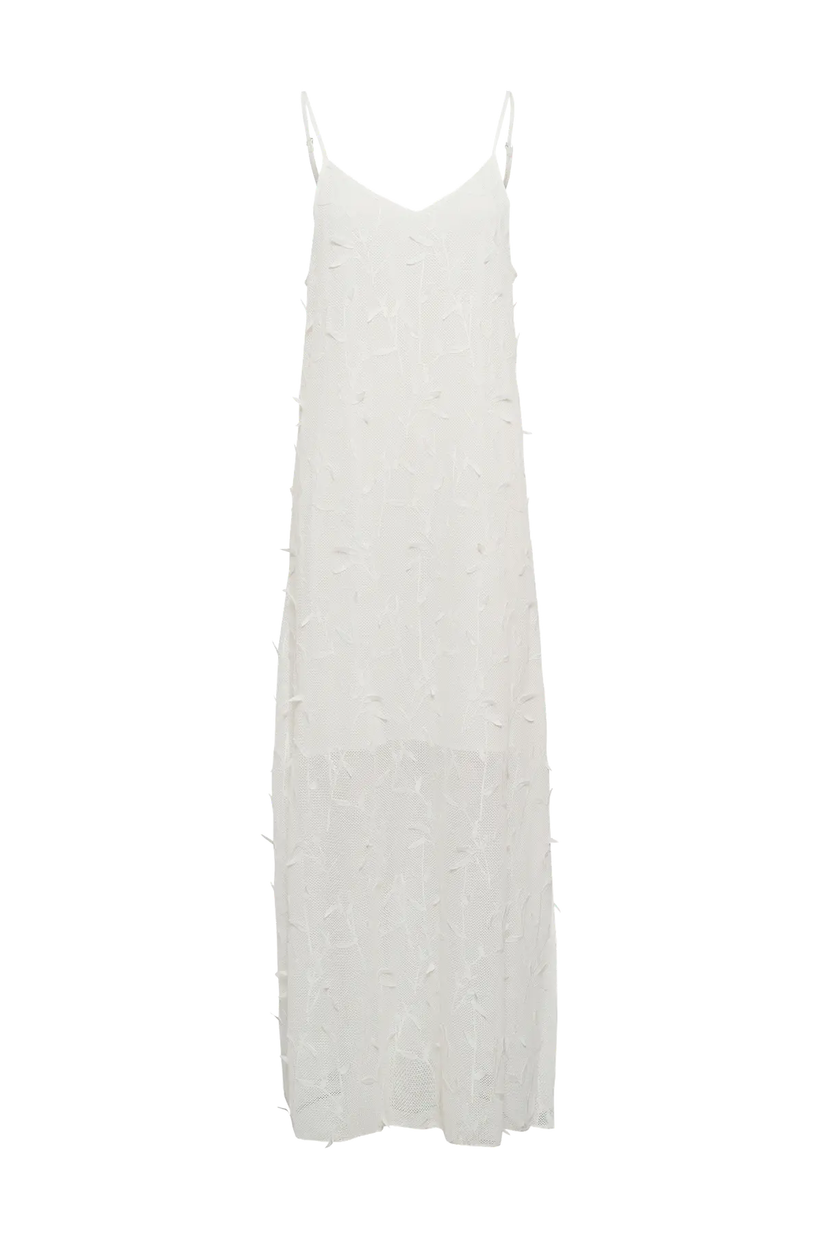 Maxikjole kbVillemin Dress Bright white