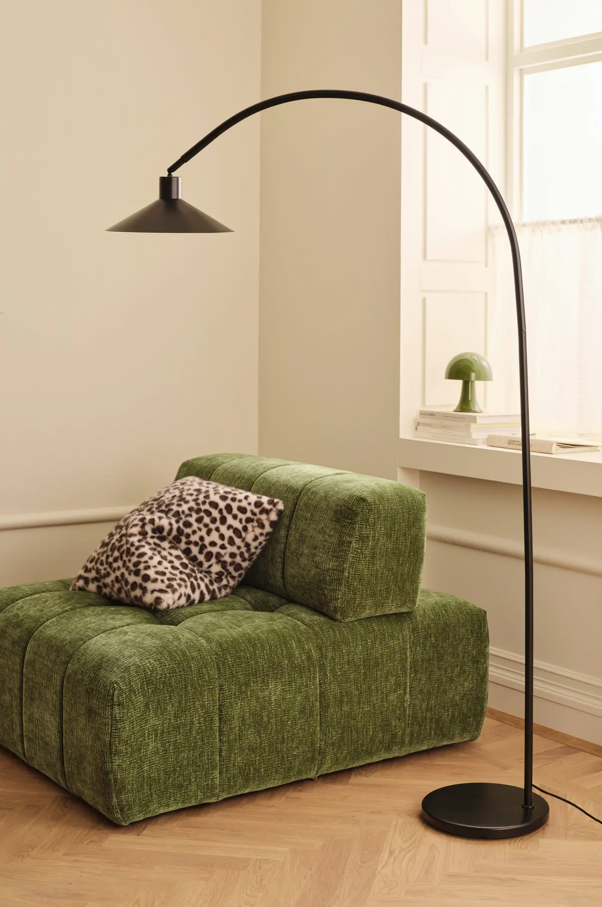 Gulvlampe Louisiana Svart