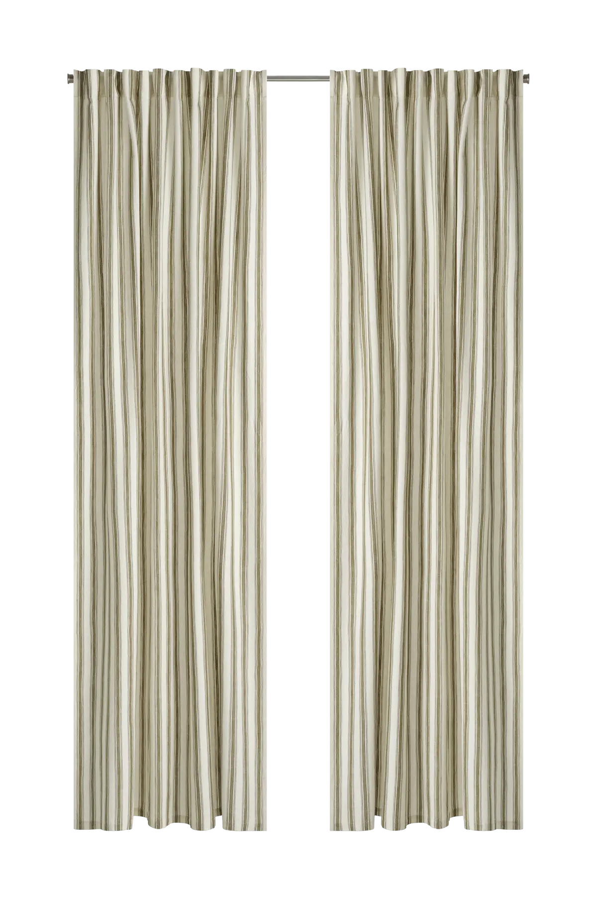 Gardin med multibånd Sally Stripe 2-pakning